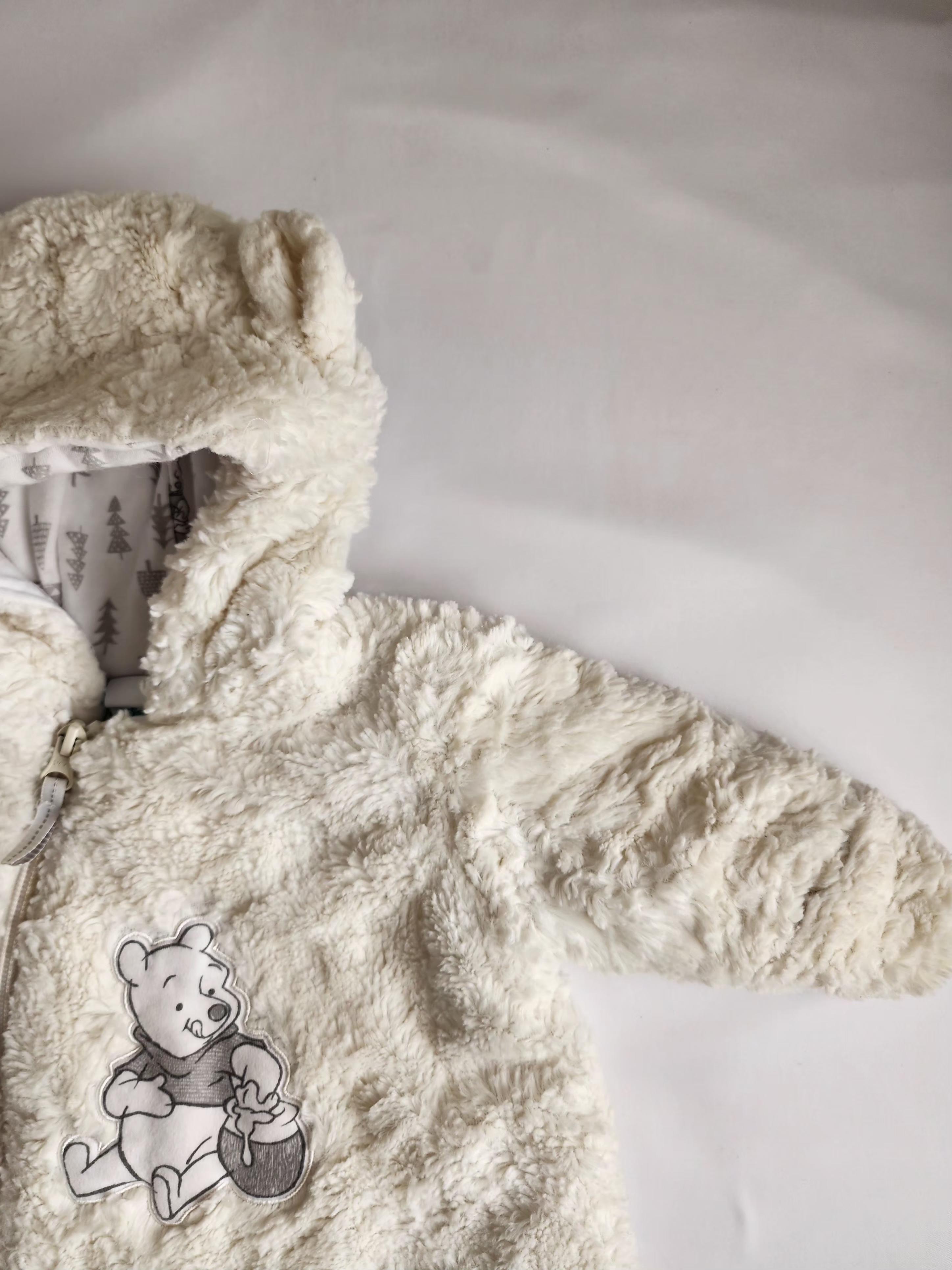 Gigoteuse Disney Baby Winnie l’Ourson – effet moumoute blanc 6-12 mois