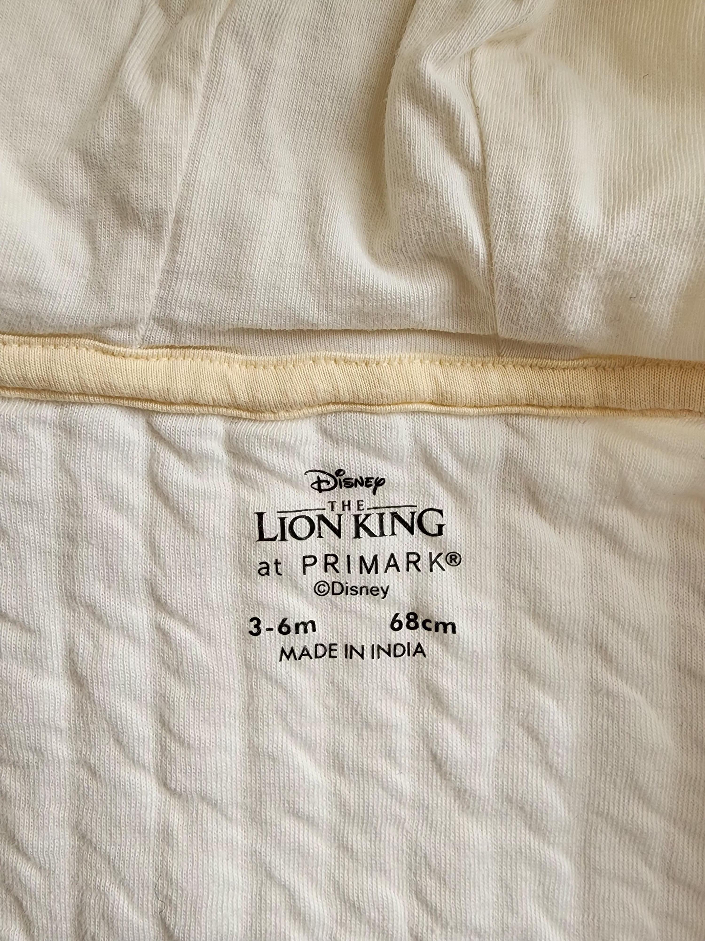 Ensemble bébé Primark Le Roi Lion – 3-6 mois - Trés bon état