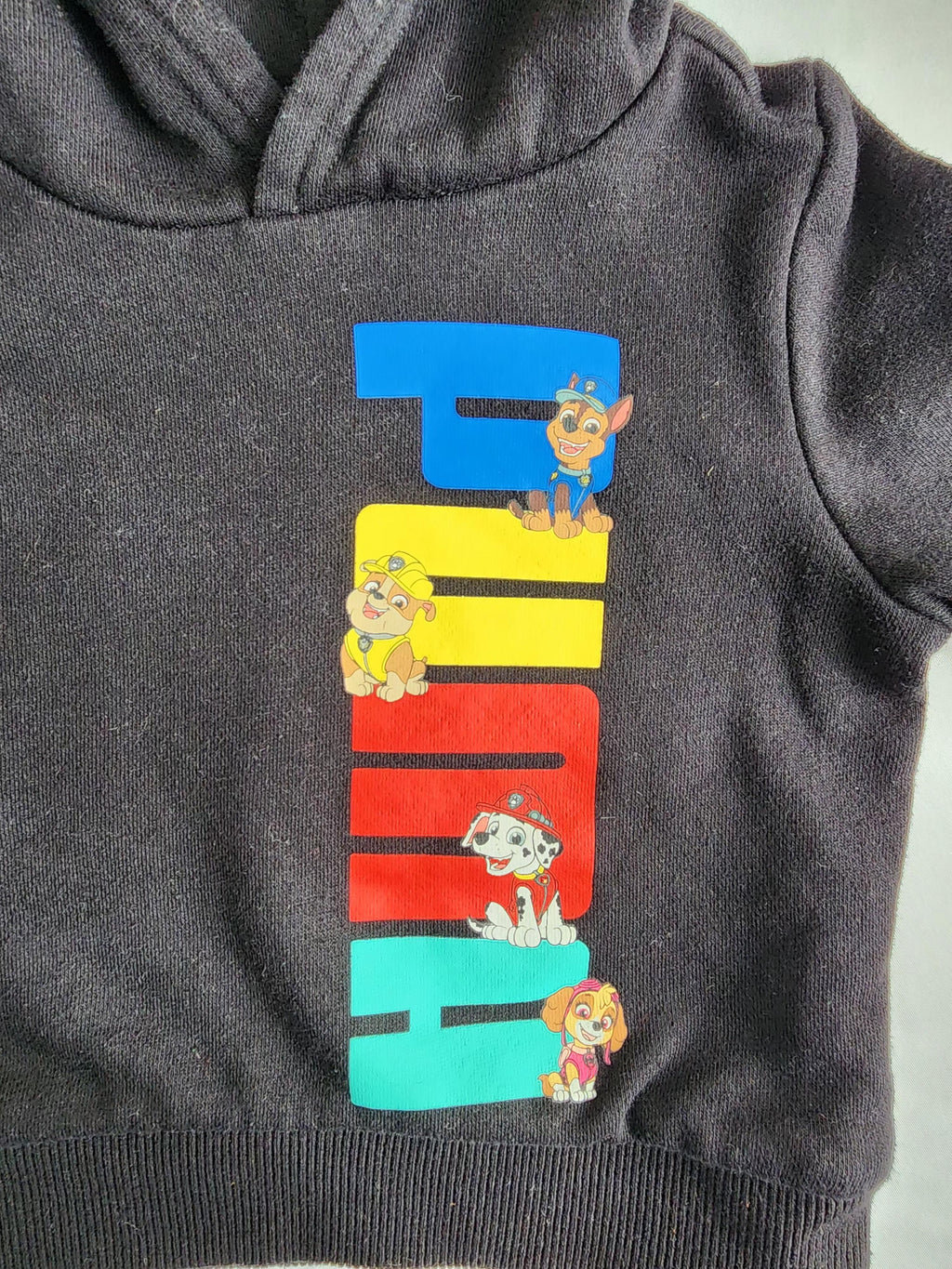 Sweat à capuche Puma x Pat’ Patrouille – 12 mois – très bon état