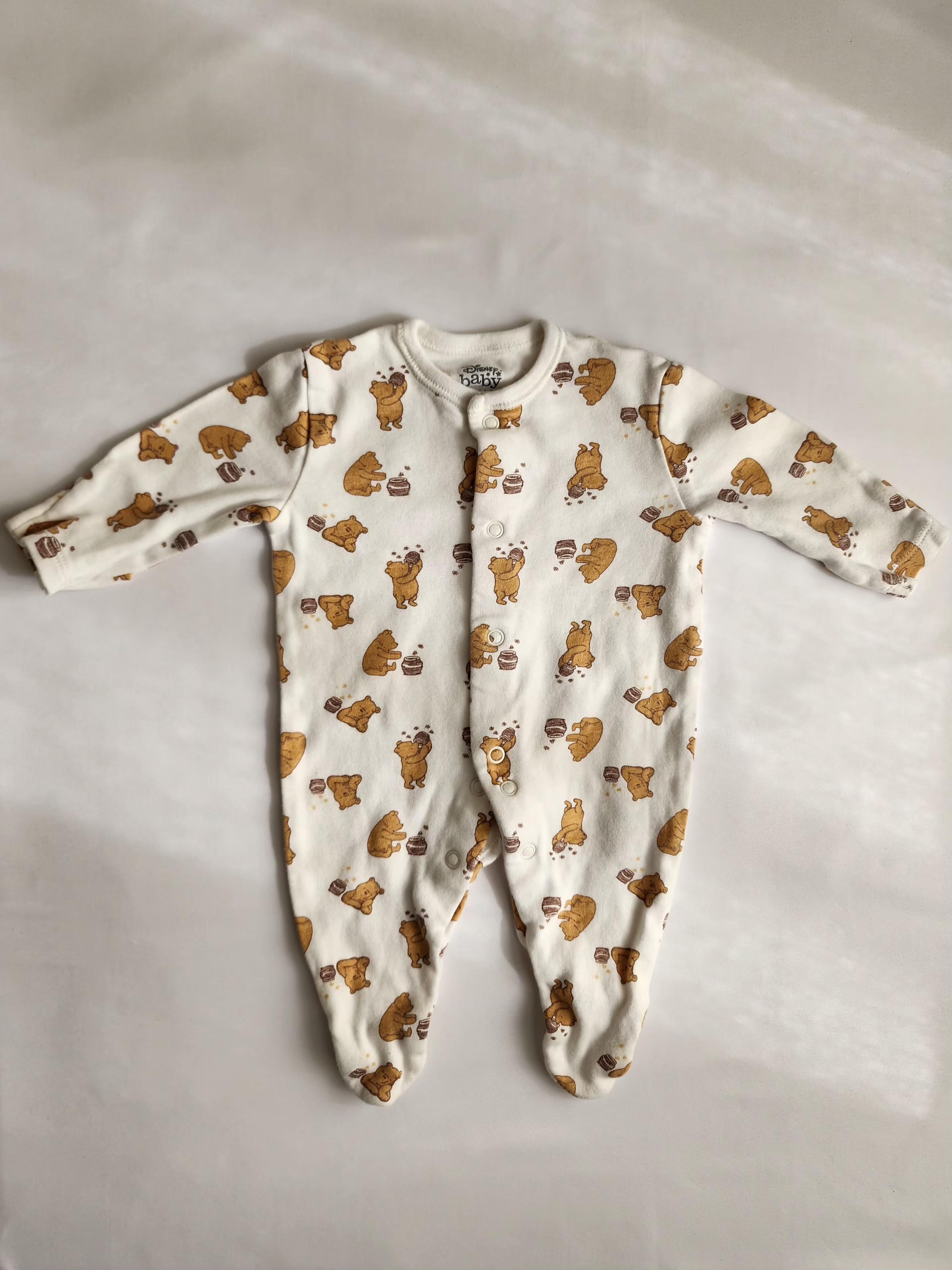 Lot 2 pyjamas Primark x Disney Baby – 0-1 mois – Très bon état
