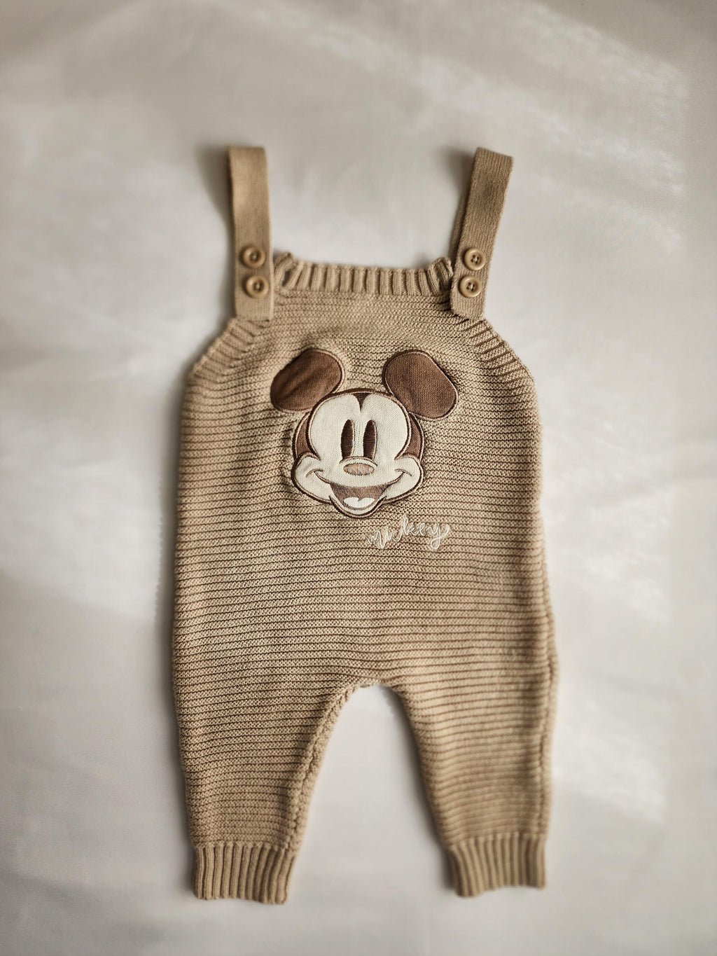 Salopette tricot Disney Baby – 3-6 mois – 100 % coton – très bon état