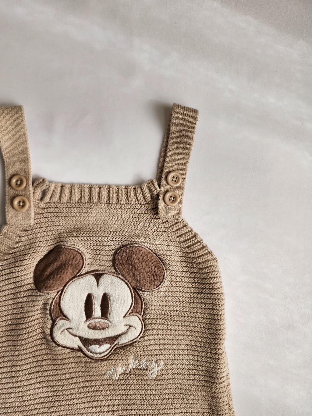 Salopette tricot Disney Baby – 3-6 mois – 100 % coton – très bon état