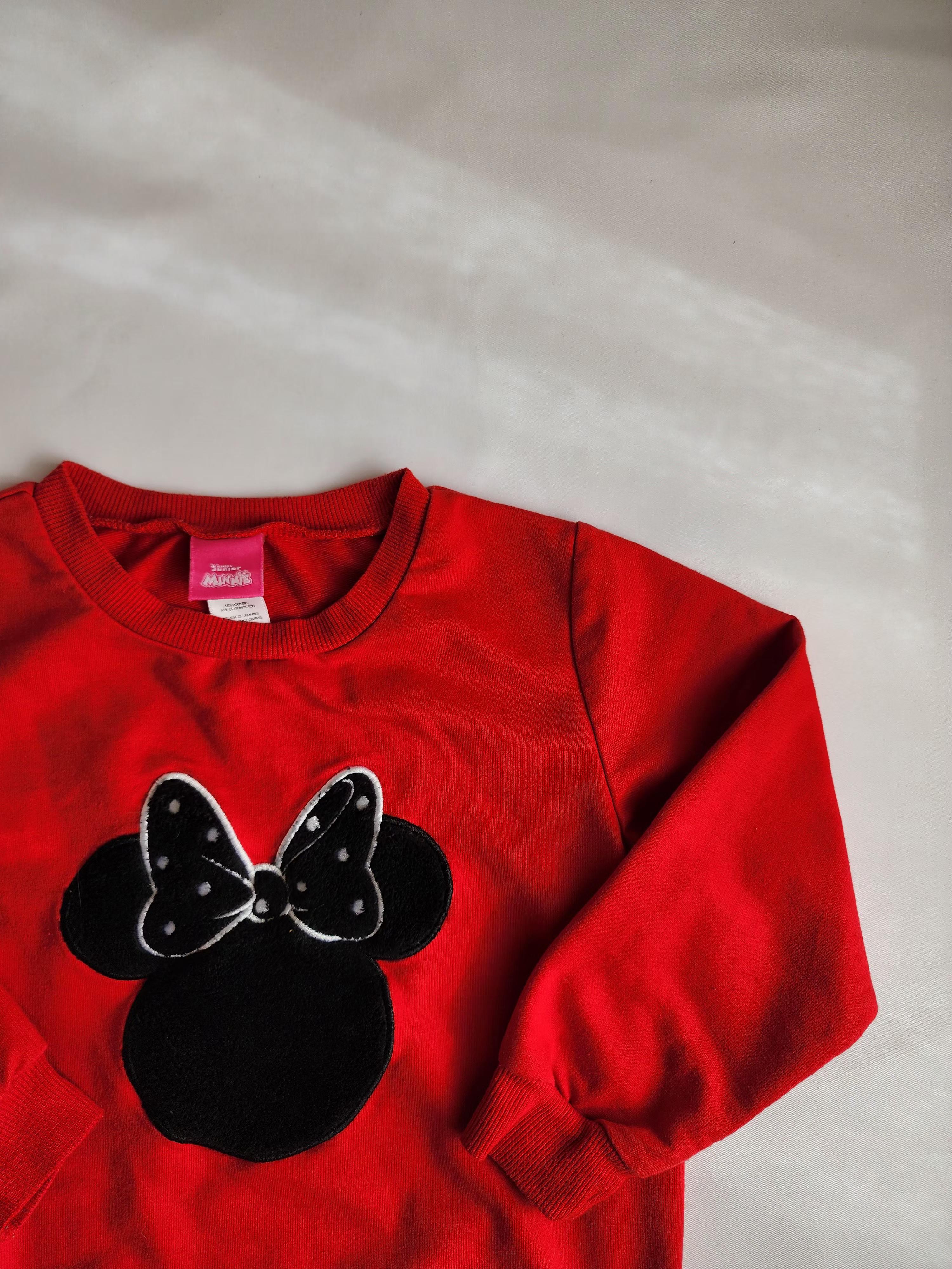 Pull Disney Minnie – rouge – 5 ans – Bon état