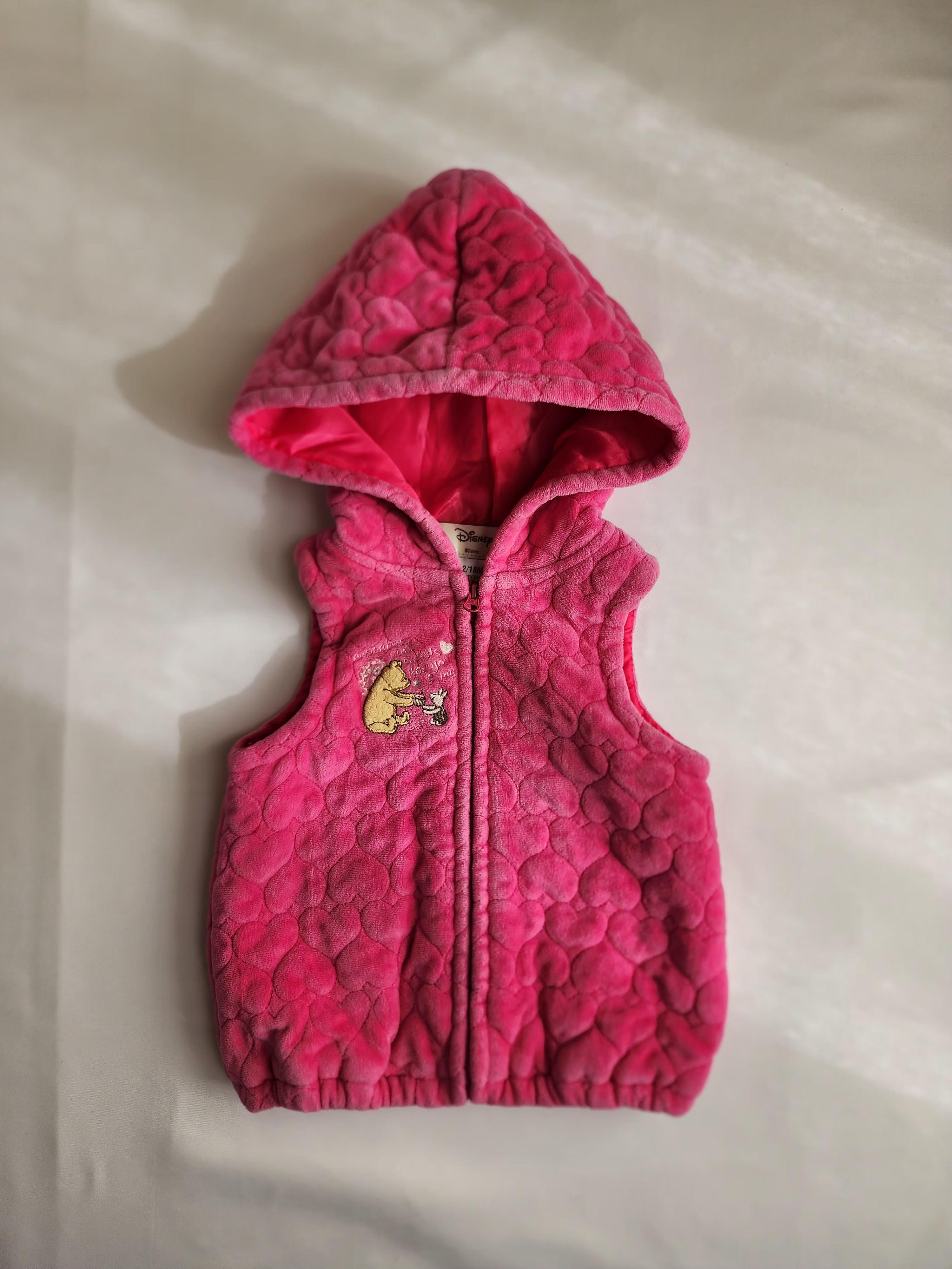 Veste façon robe à capuche Disney x Winnie l’Ourson – 12-18 mois – très bon état