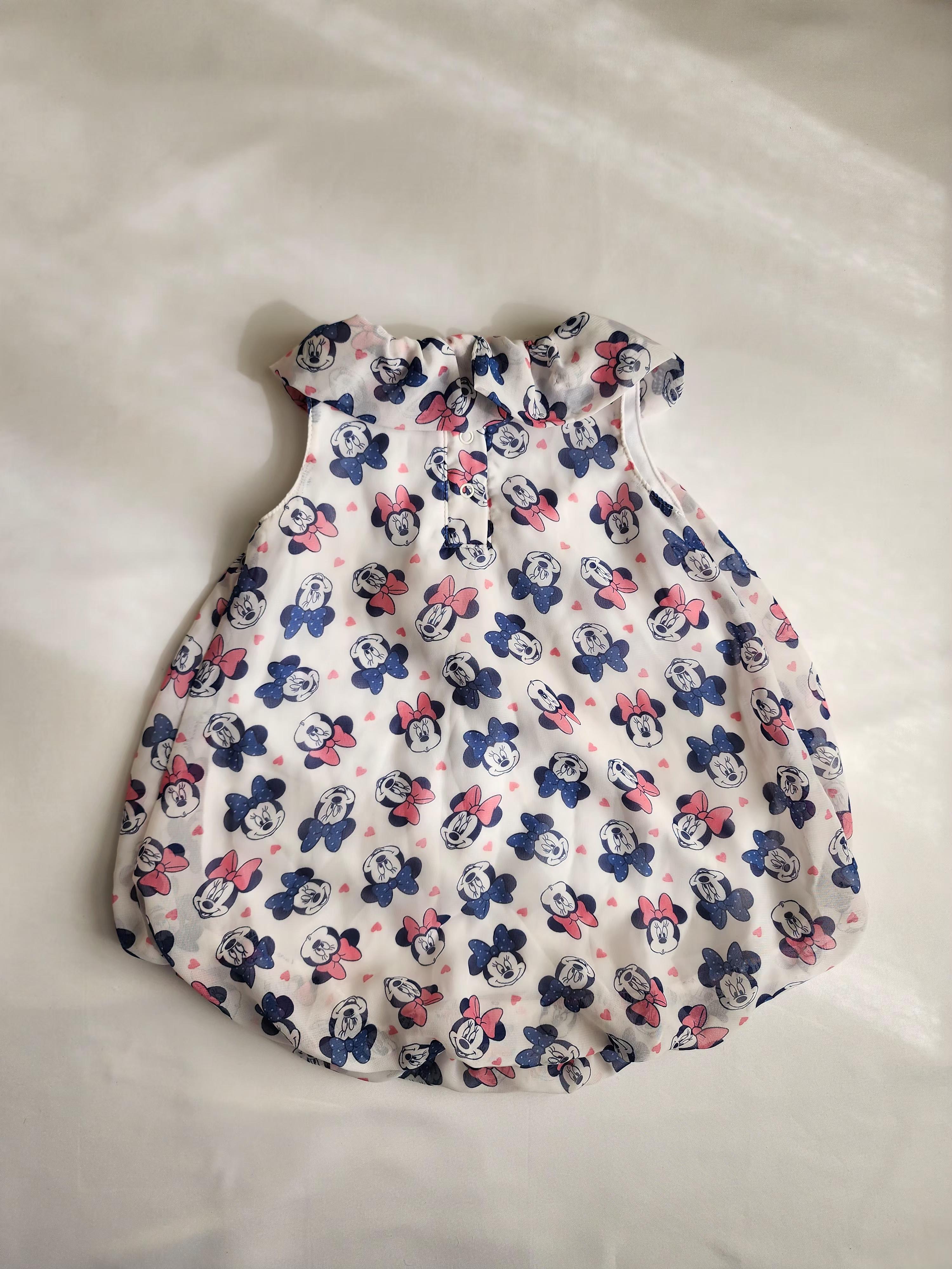 Robe body Disney Minnie –  6-12 mois – Très bon état