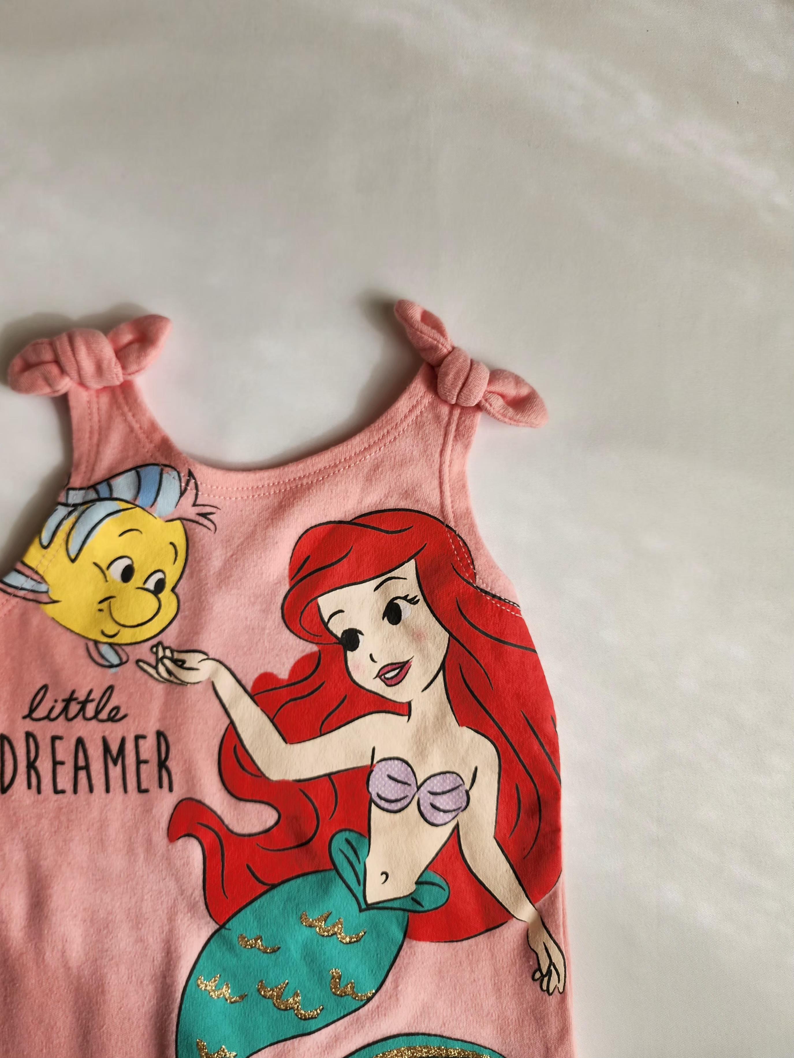 Combinaison Disney La Petite Sirène – 0-3 mois – très bon état