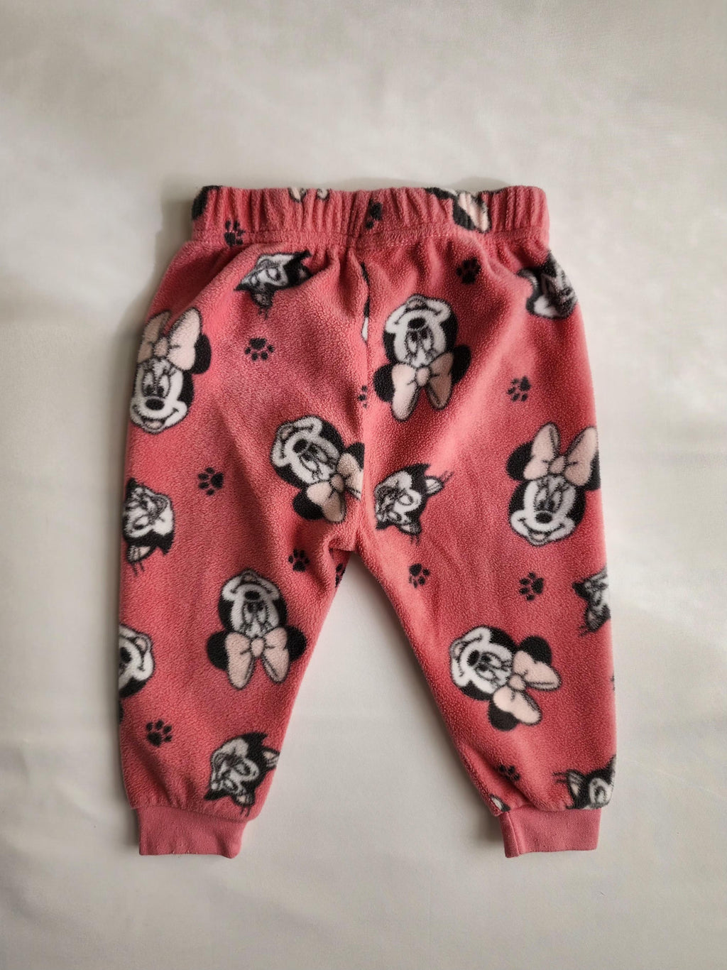Pantalon polaire Minnie Disney – 6-12 mois – en très bon état