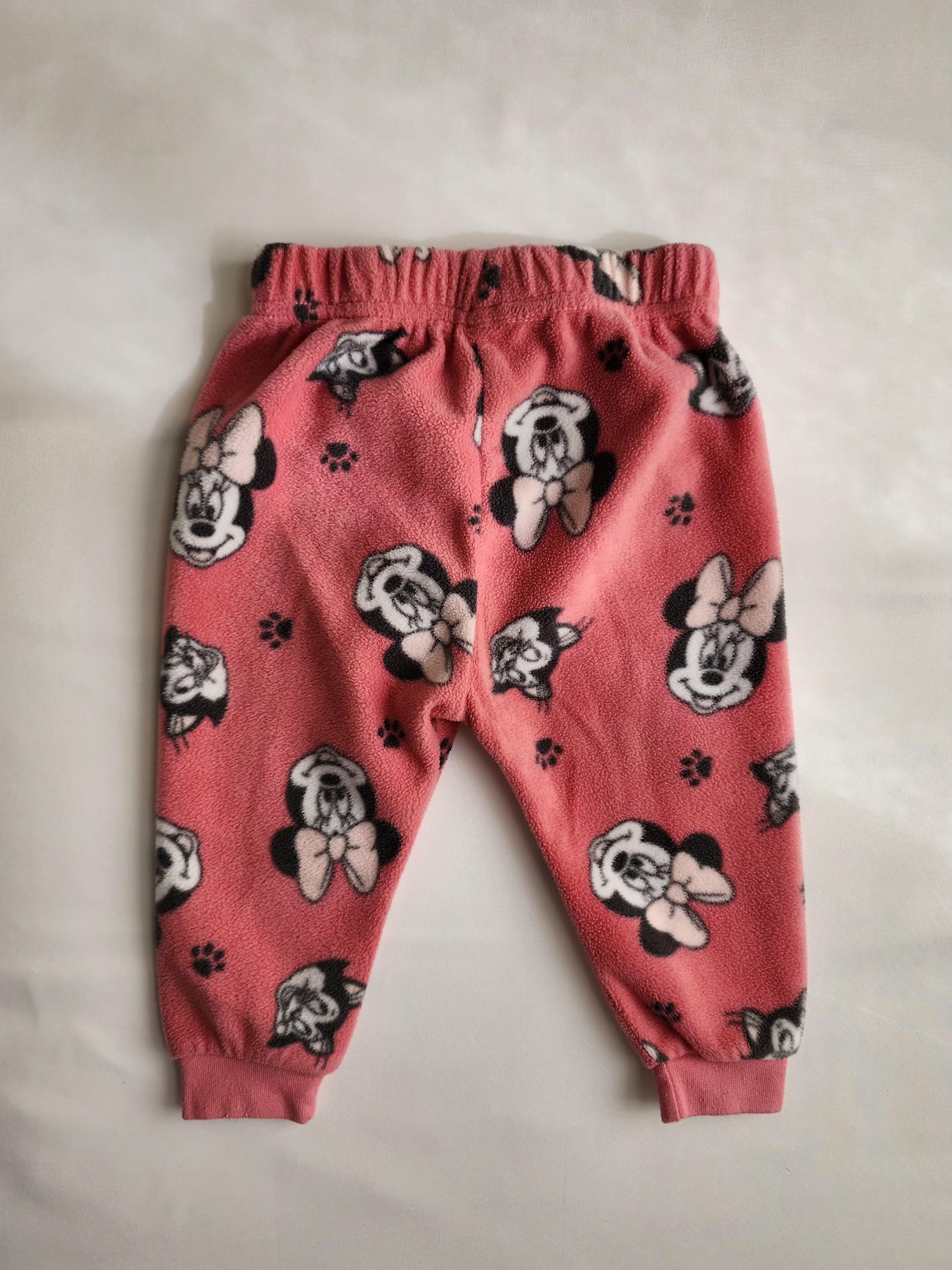 Pantalon polaire Minnie Disney – 6-12 mois – en très bon état