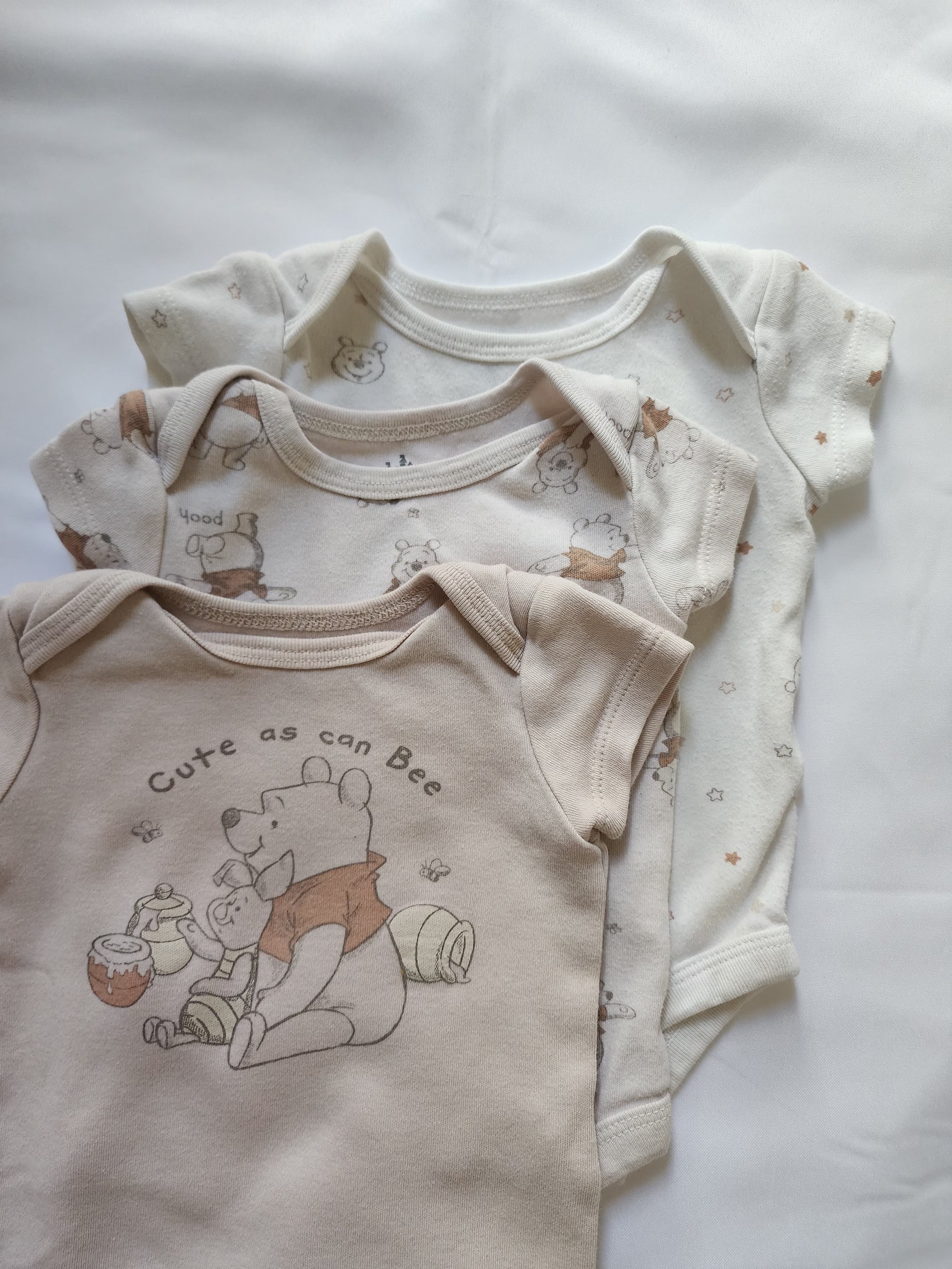 Lot de 3 caches-couches Disney Baby Winnie l’Ourson – naissance – bon état