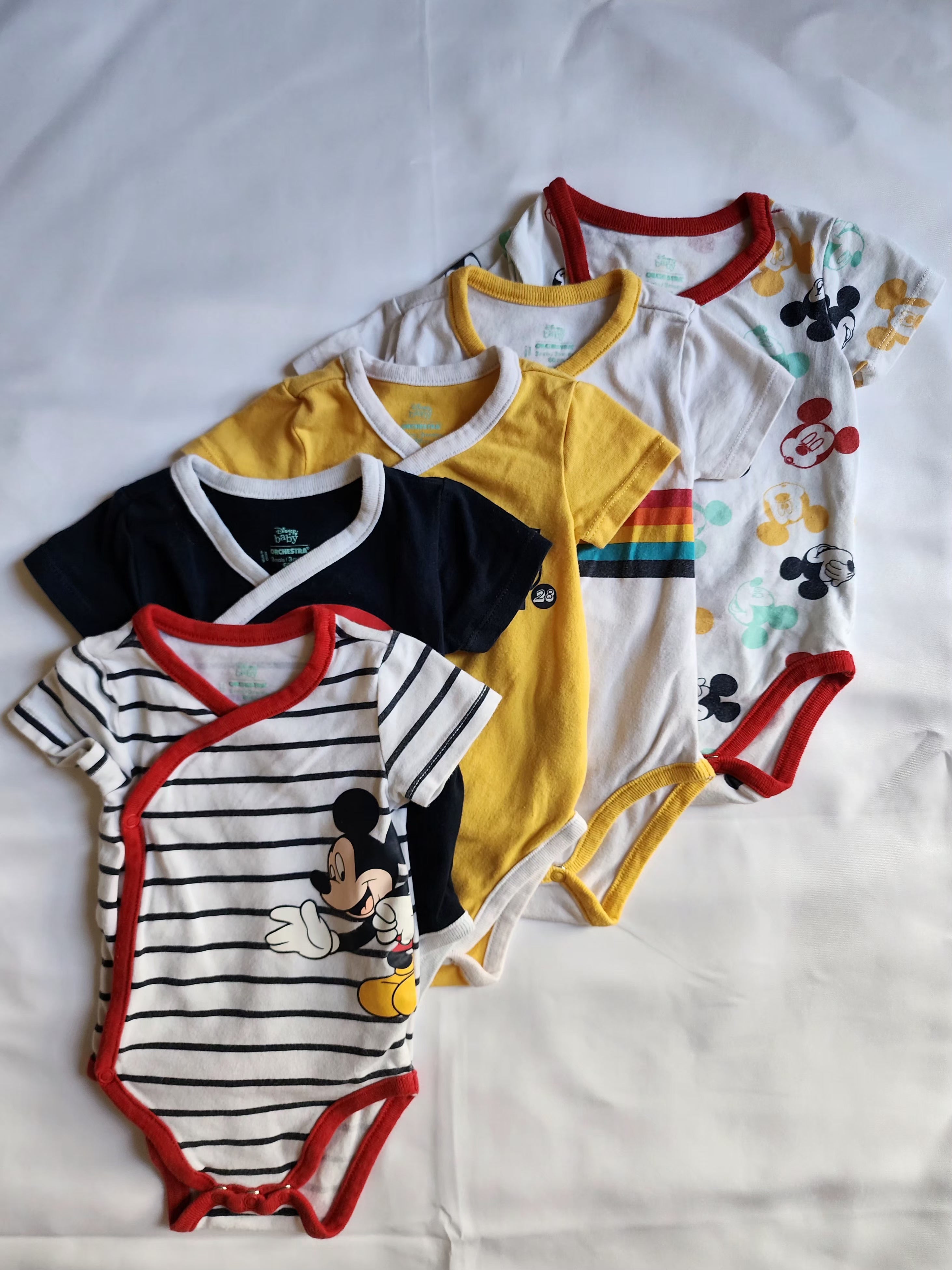 Lot 5 cache-couches Orchestra x Disney Baby – 3 mois – Très bon état