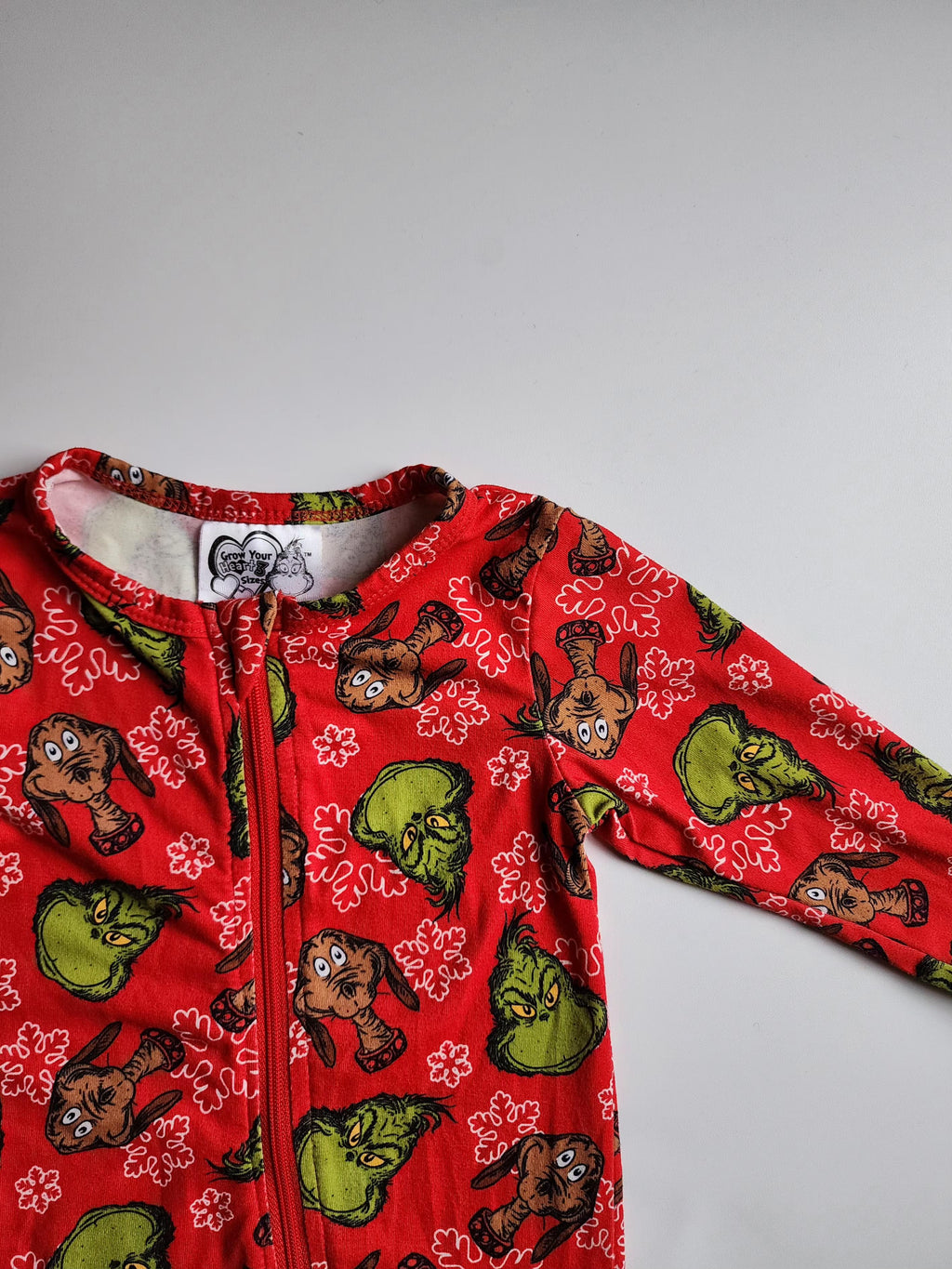 Pyjama Le Grinch – 3‑6 mois – Très bon état