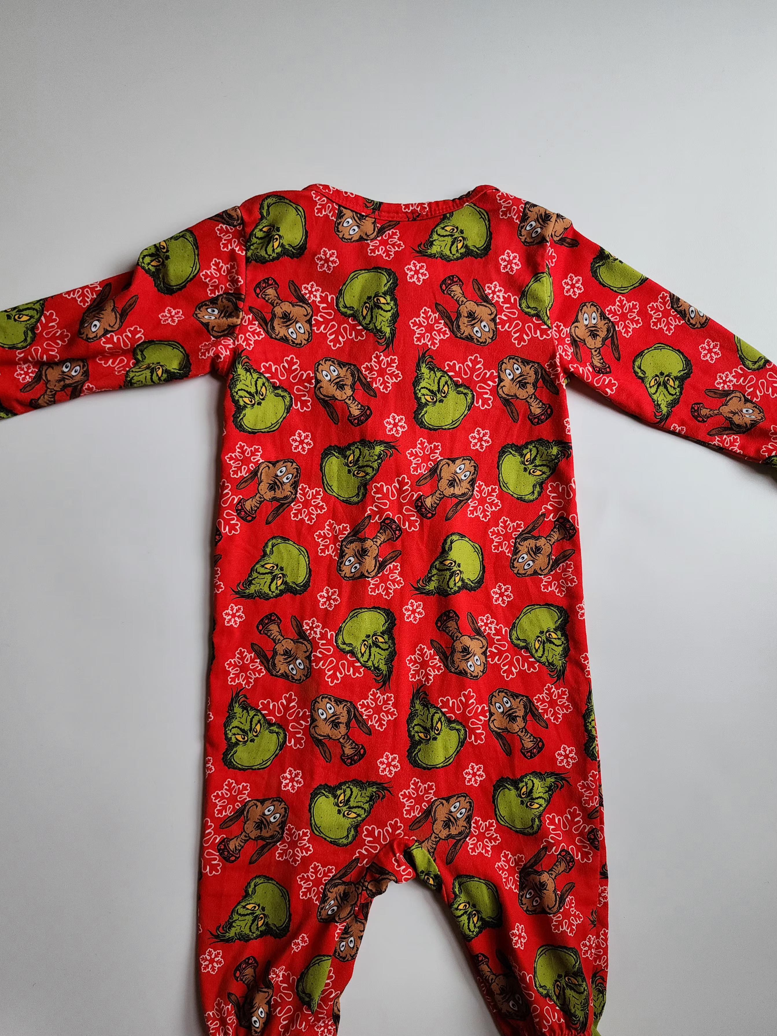 Pyjama Le Grinch – 3‑6 mois – Très bon état