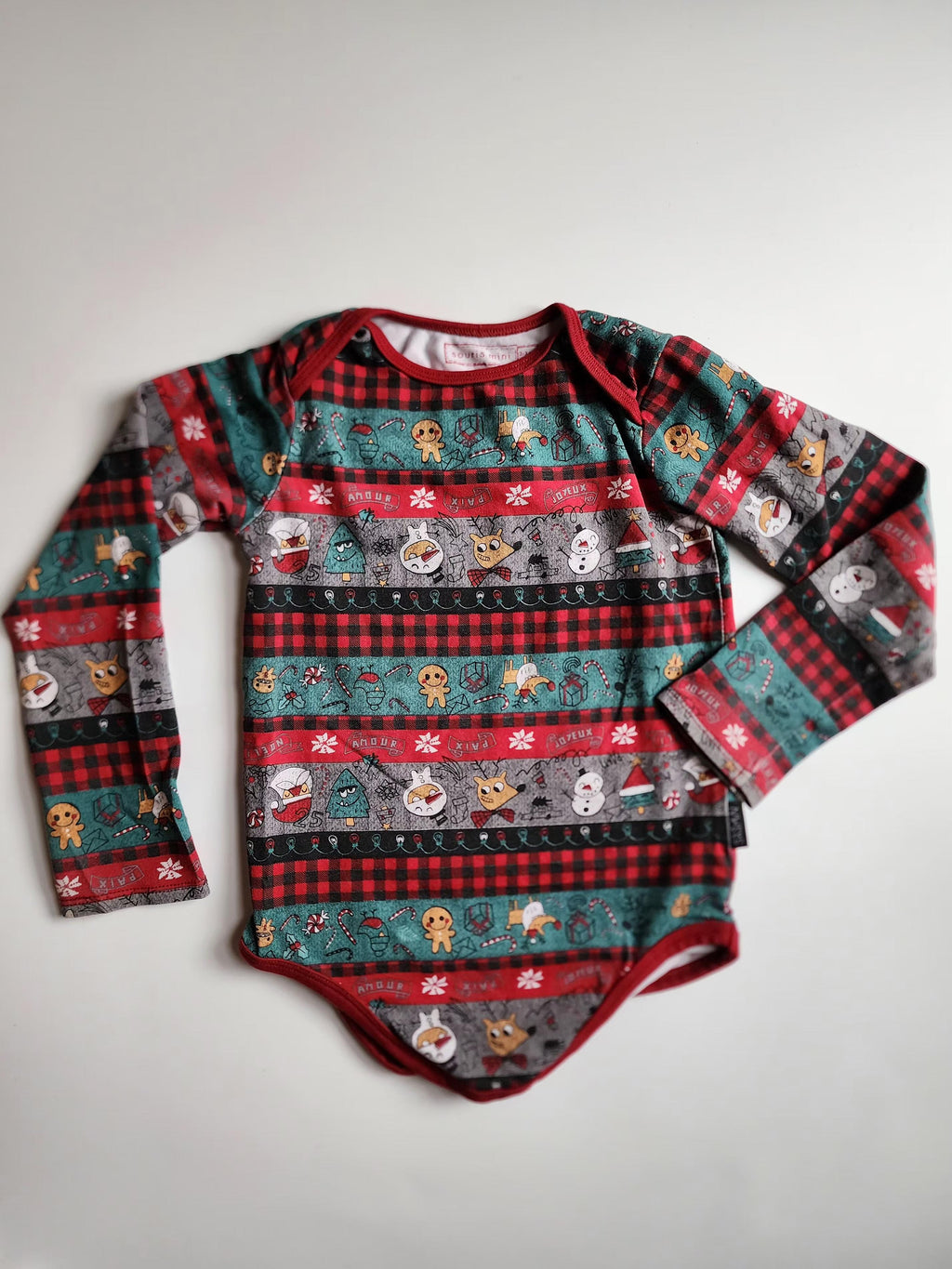 Body de Noël Souris Mini – 2‑3 ans – Très bon état