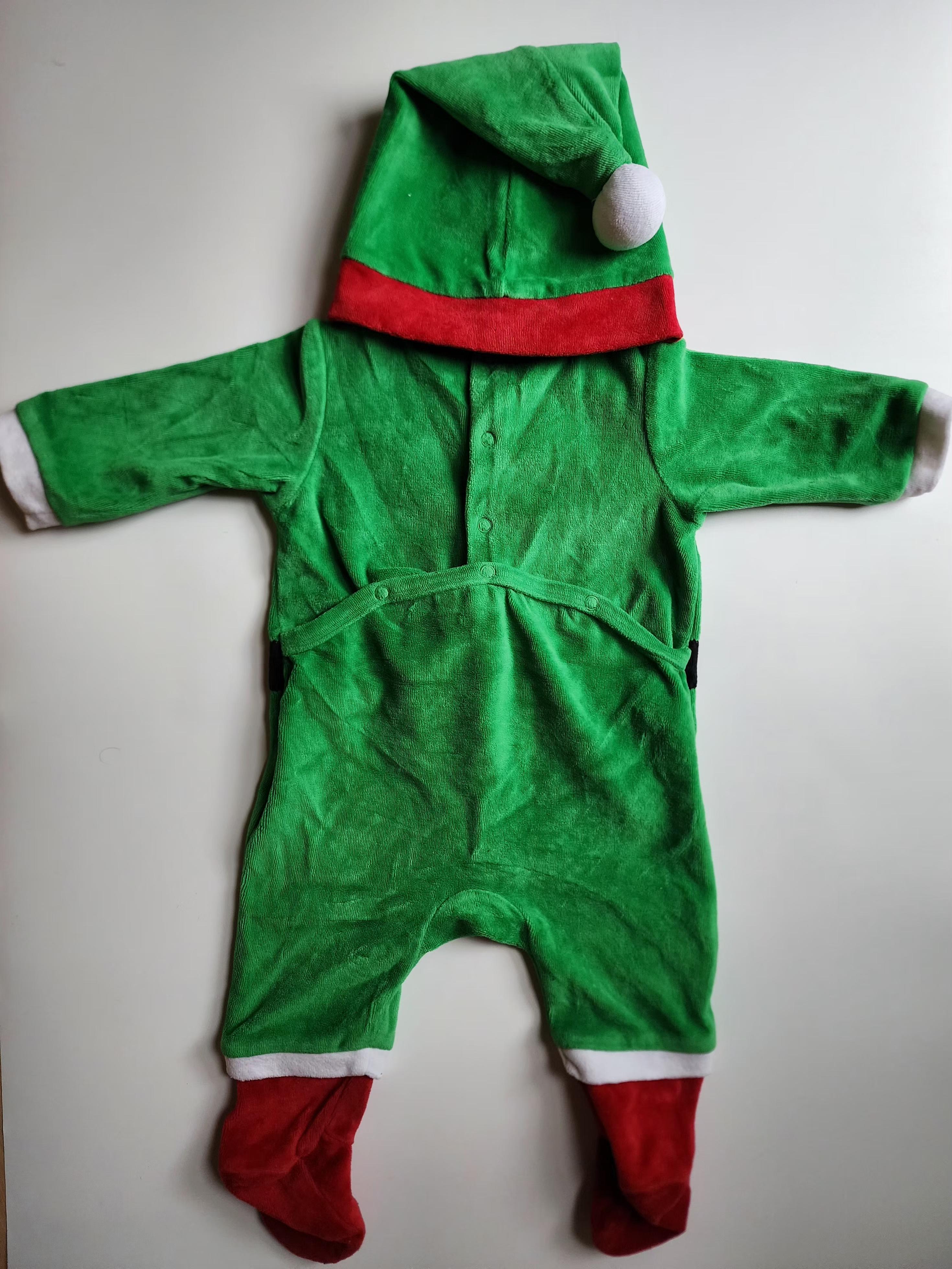 Pyjama velours avec bonnet TEX – 6 mois – Très bon état