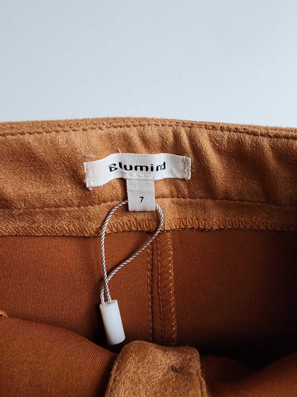 Jupe faux‑suède effet daim – 7 ans – Neuf