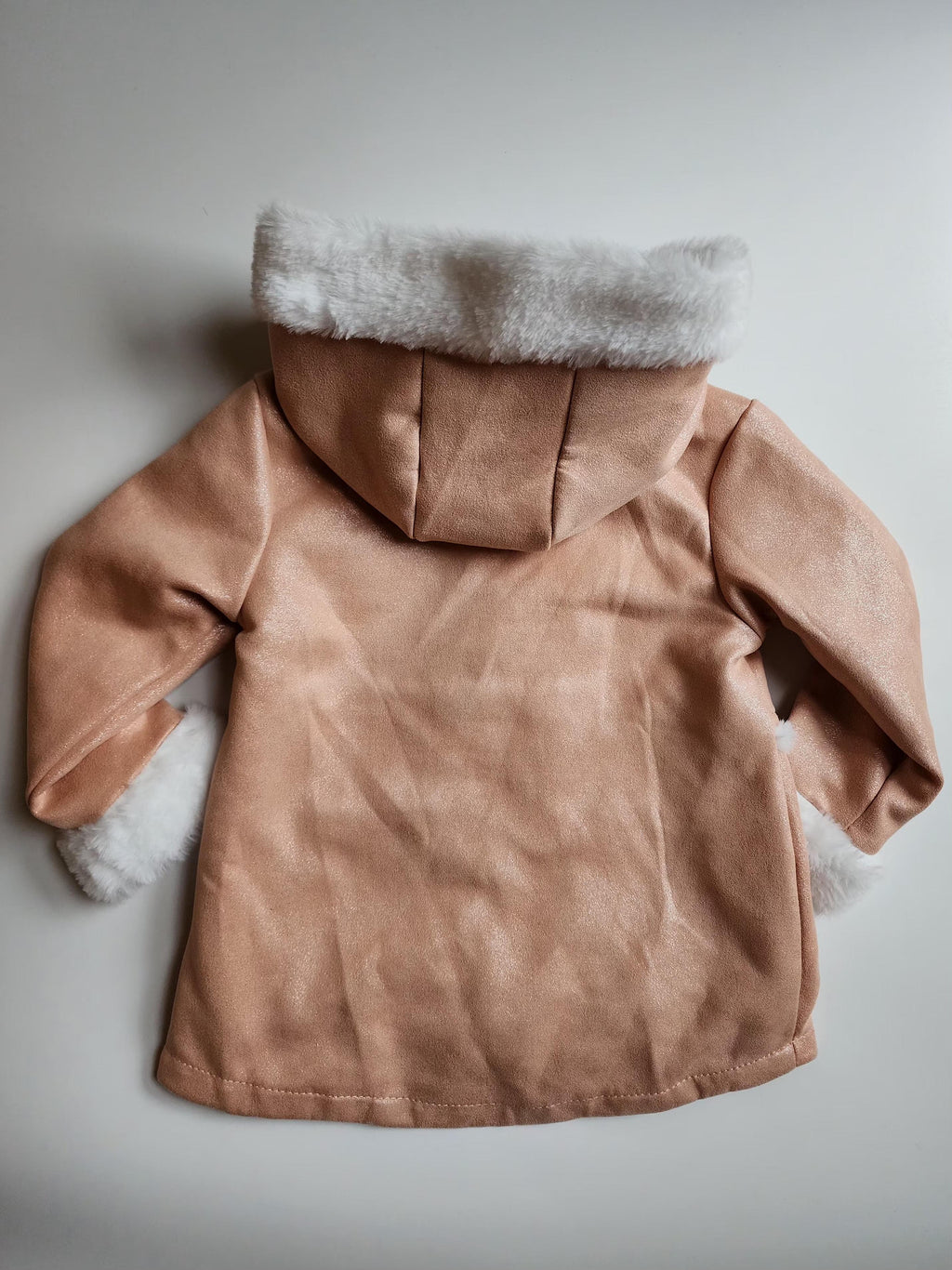 Manteau Little Lass – 2 ans – Rose clair pailleté – Très bon état