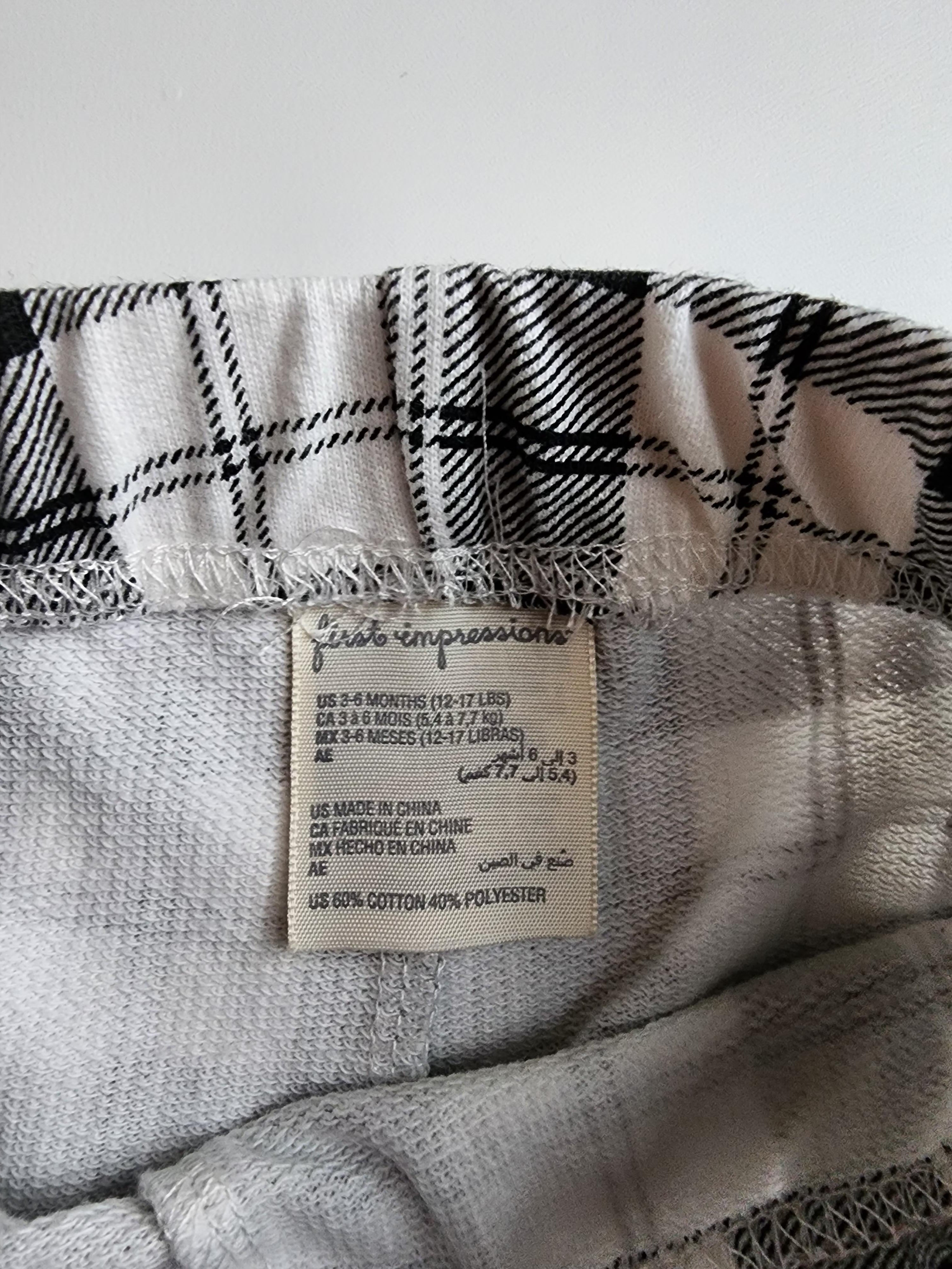 First Impressions – pantalon 3‑6 mois – Très bon état