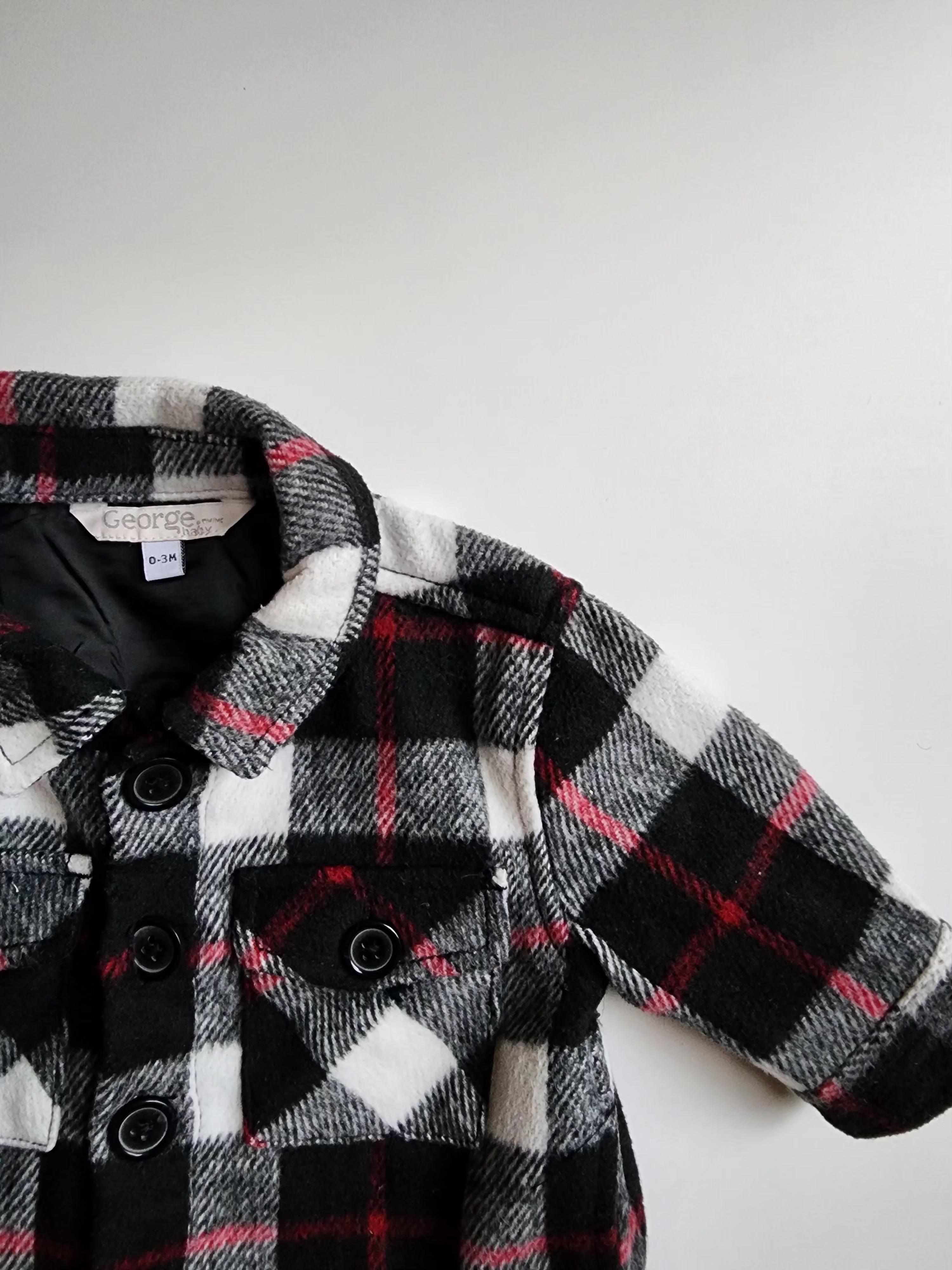Veste‑chemise George – 0‑3 mois – Très bon état