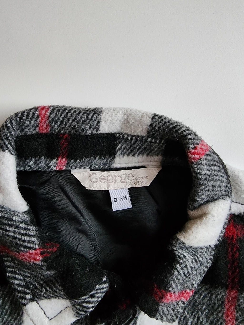 Veste‑chemise George – 0‑3 mois – Très bon état