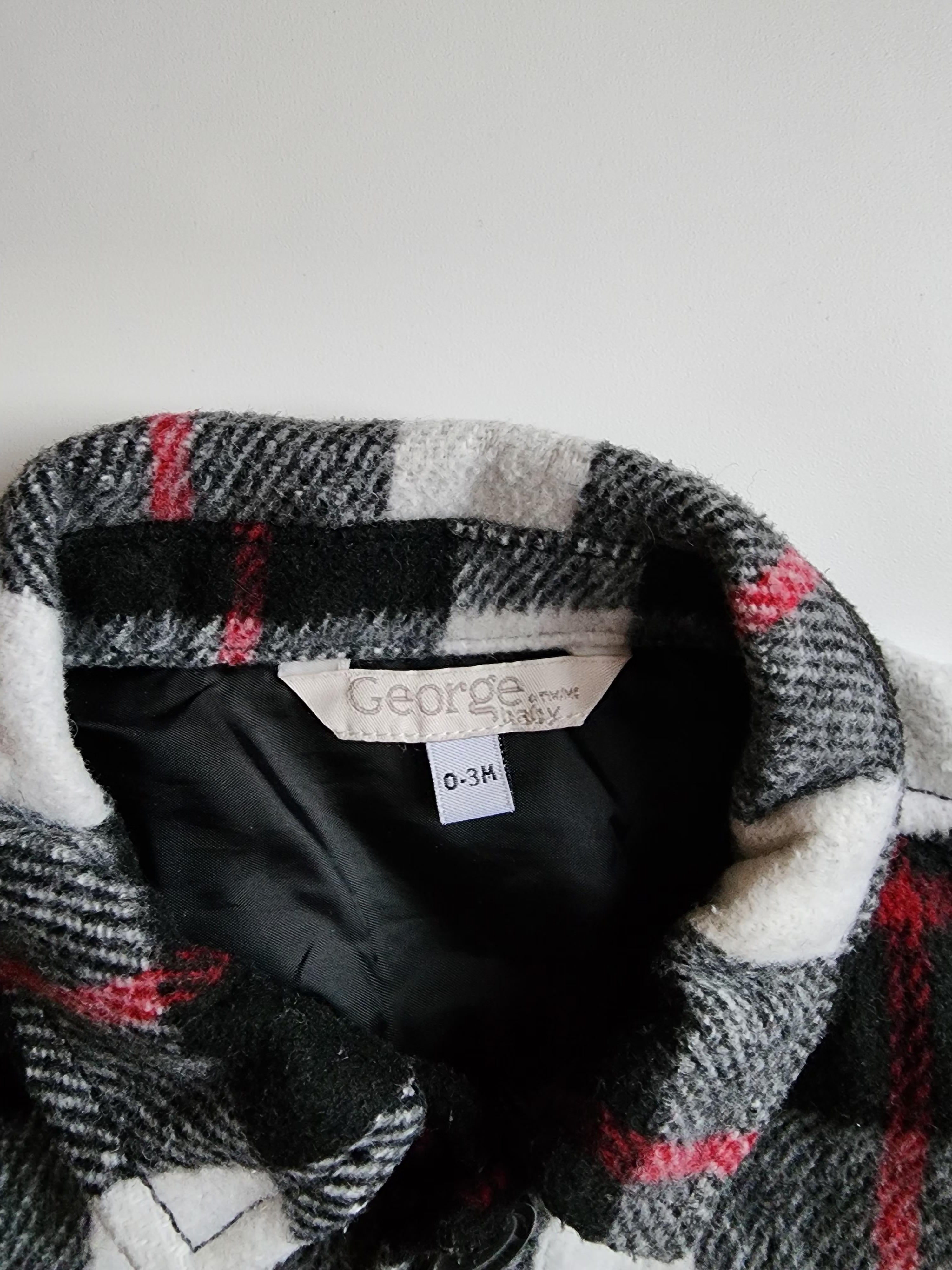 Veste‑chemise George – 0‑3 mois – Très bon état