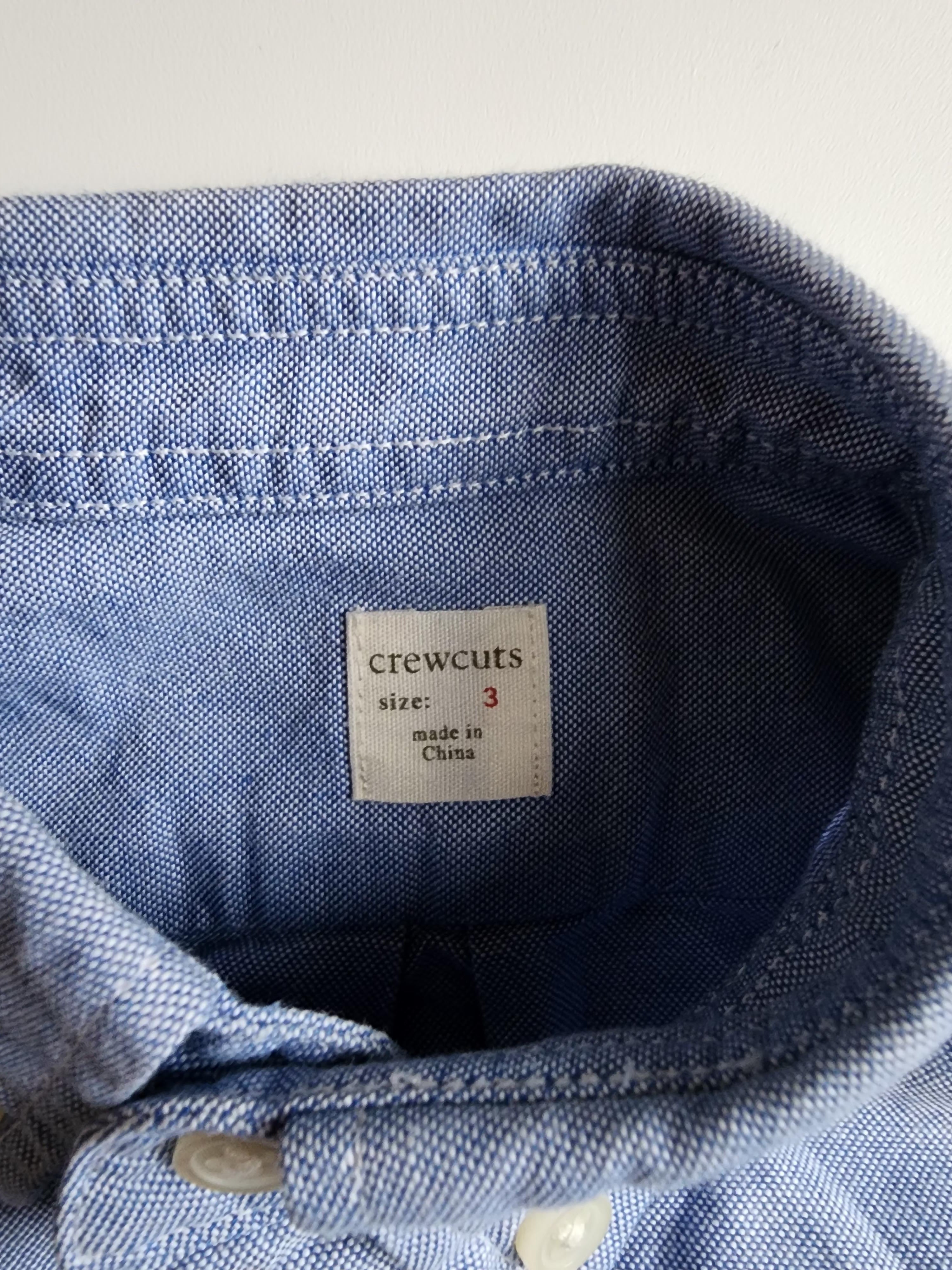 Chemise Crewcuts 100% coton – 3 ans – Motifs skieurs – Très bon état