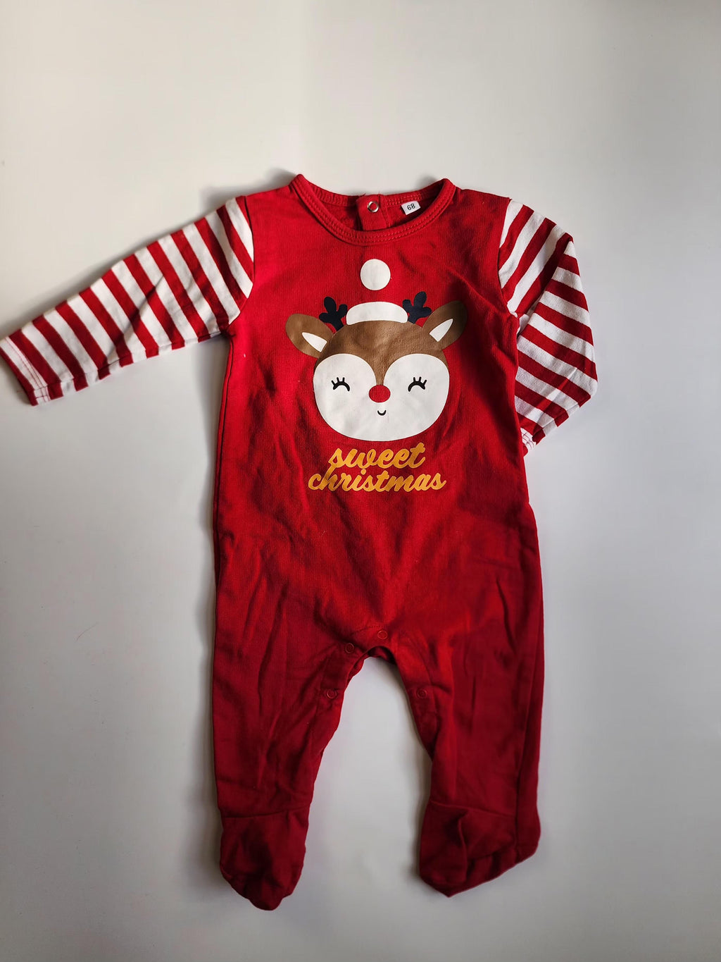 Pyjama de Noël –  (68 cm) 3–6 mois – 100 % coton