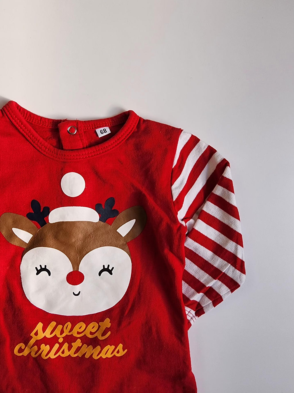 Pyjama de Noël –  (68 cm) 3–6 mois – 100 % coton