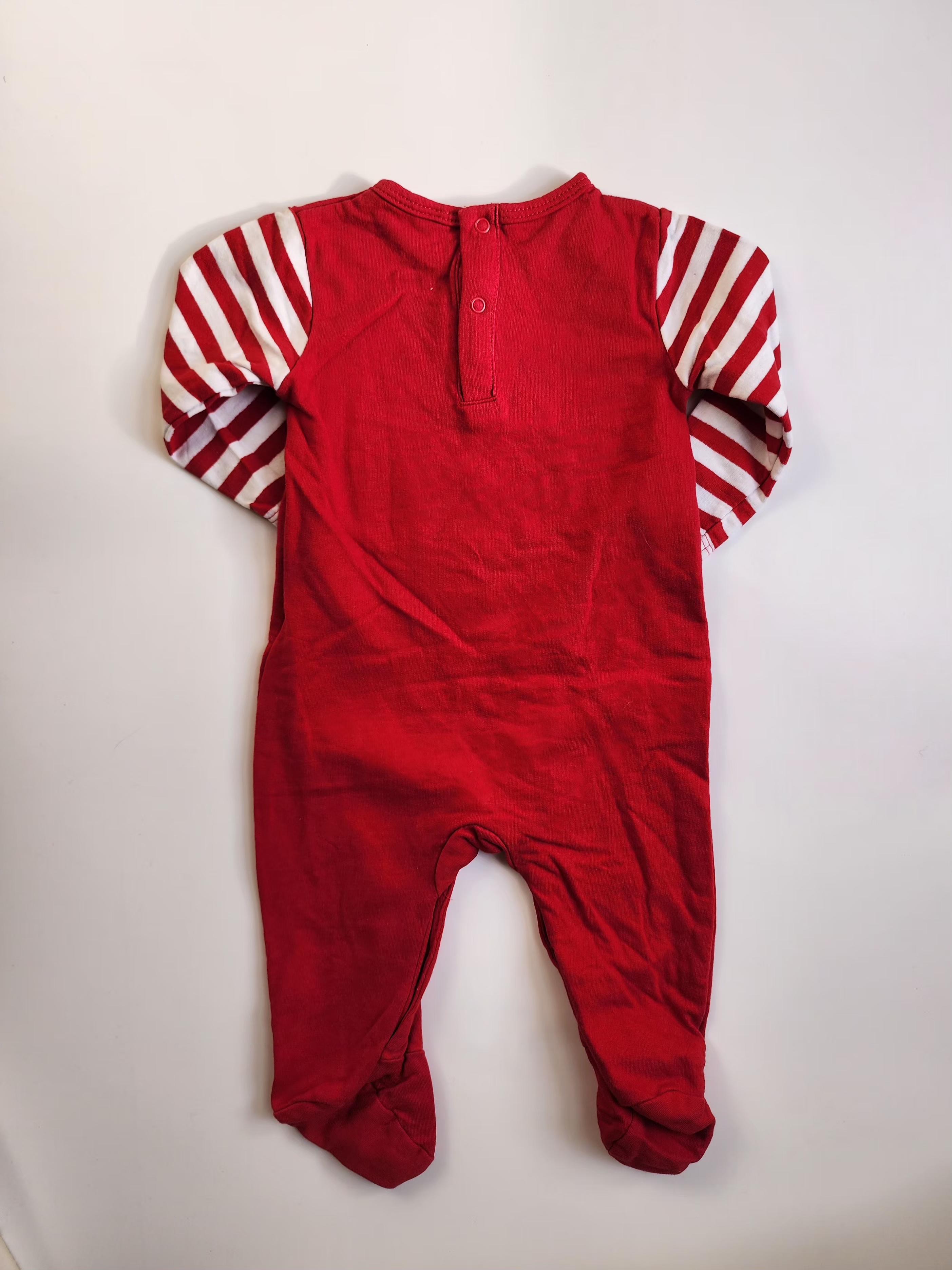 Pyjama de Noël –  (68 cm) 3–6 mois – 100 % coton