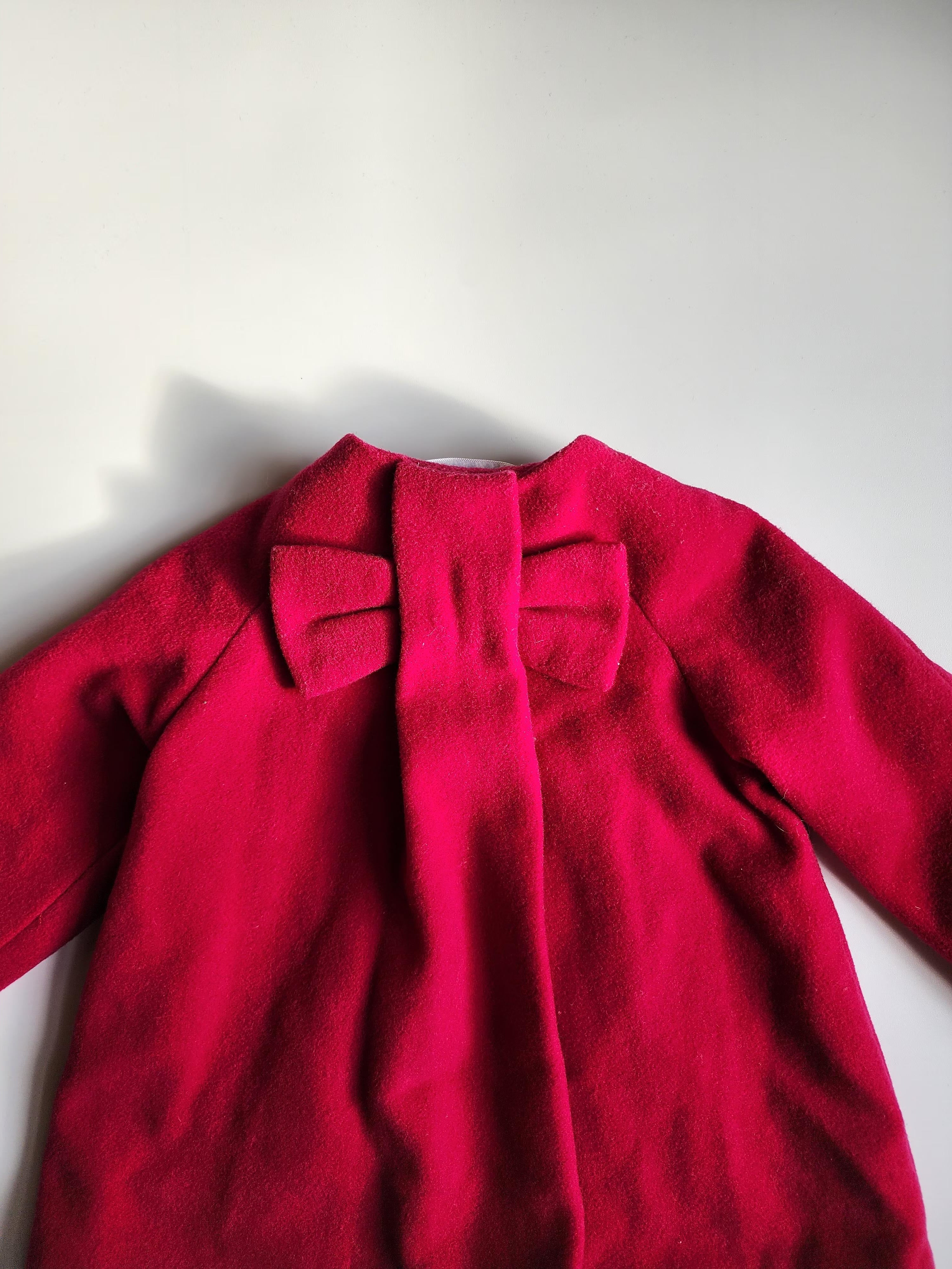 Manteau vintage Zara Baby – 9/12 mois – 80% laine – Très bon état