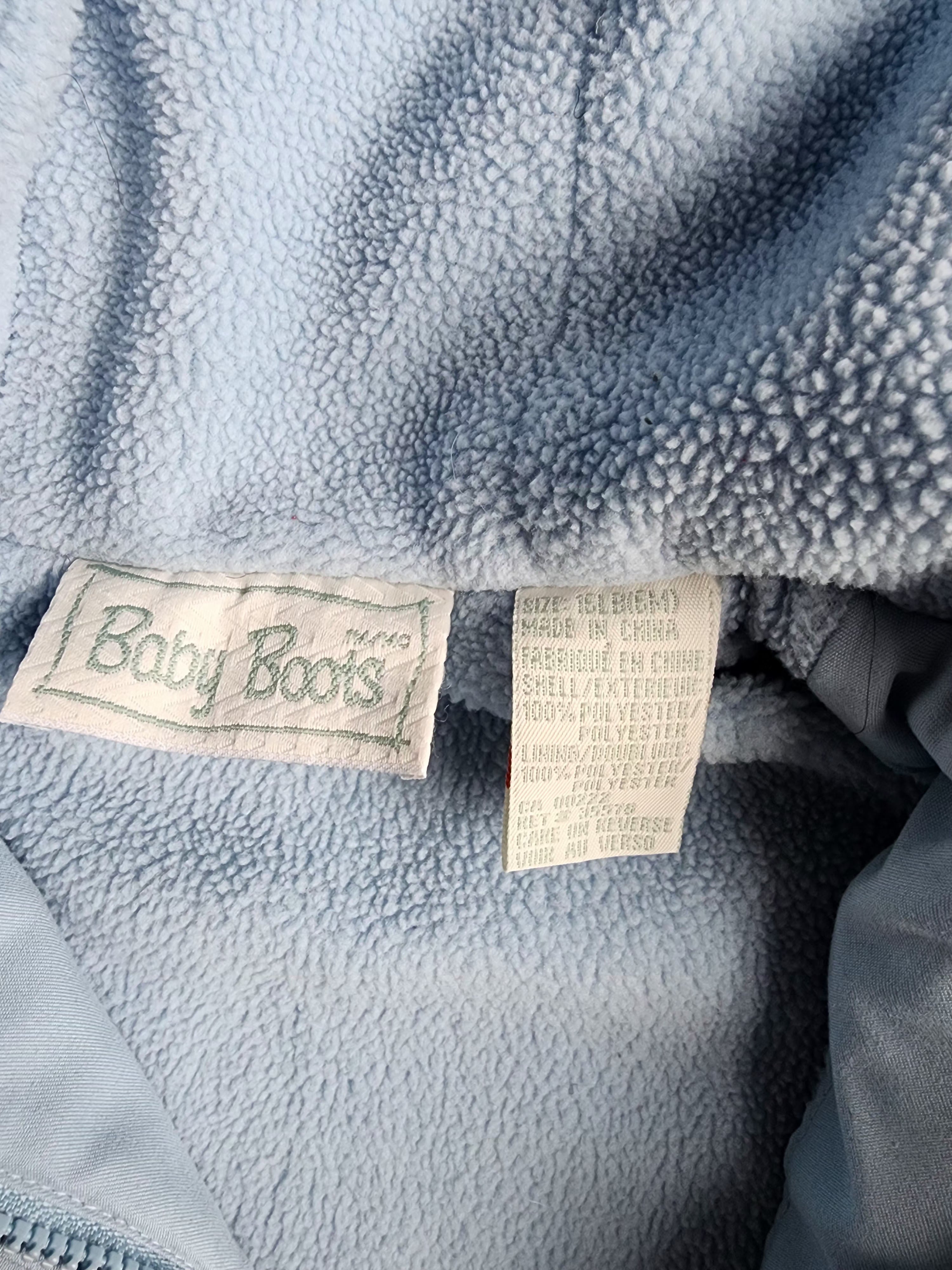 Blouson coupe-vent polaire – Bleu clair – 6 mois – Très bon état