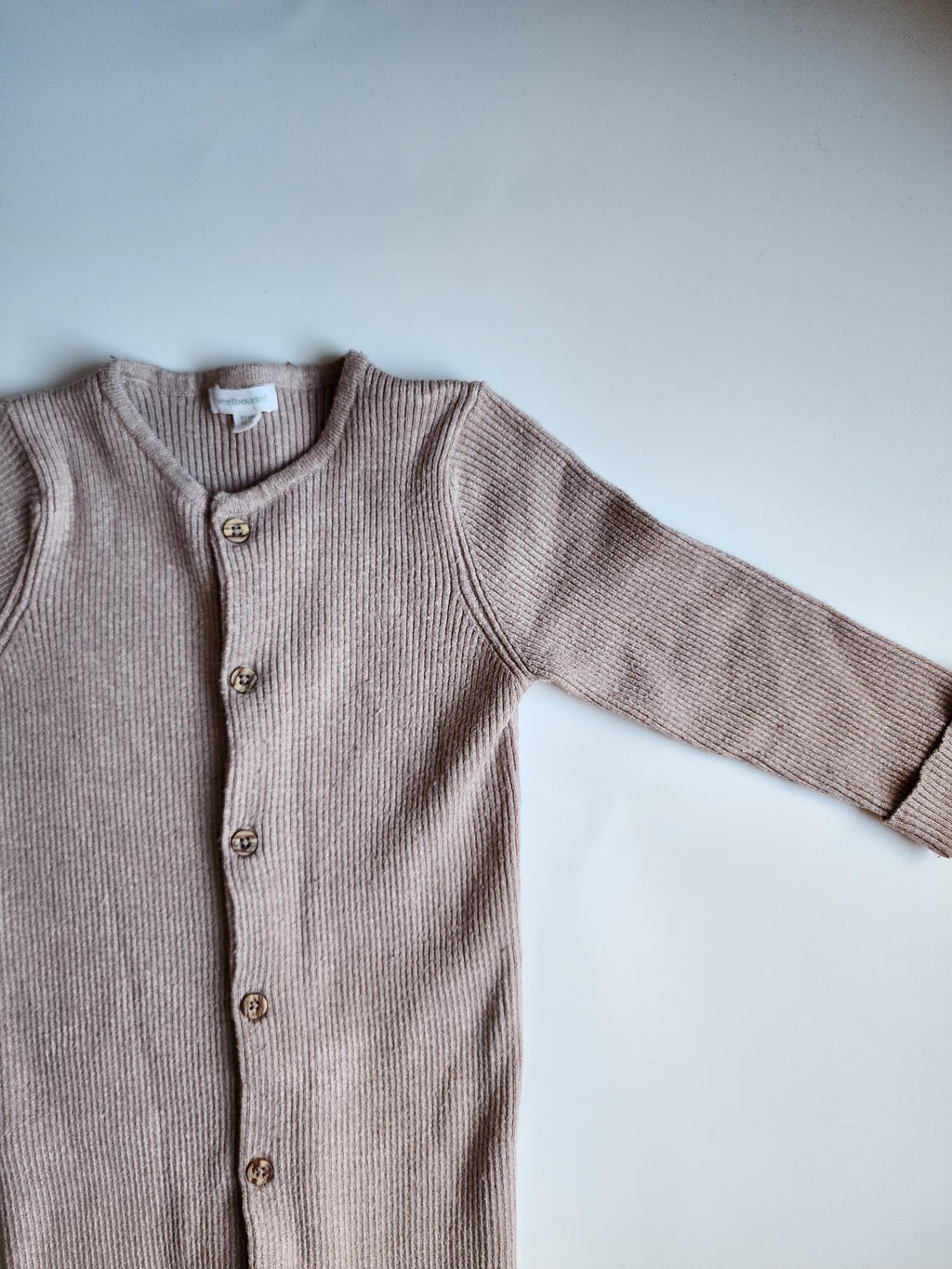 Combinaison tricot Vertbaudet – 18 mois – Marron clair – Bon état