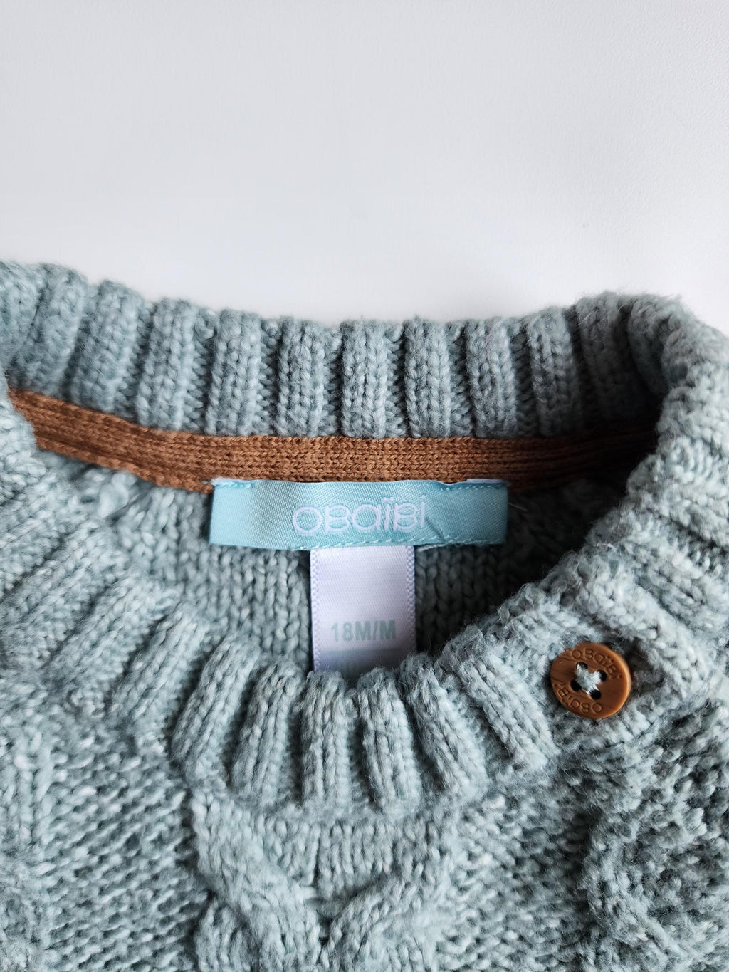 Pull tricot Obaïbi – 18 mois – Très bon état