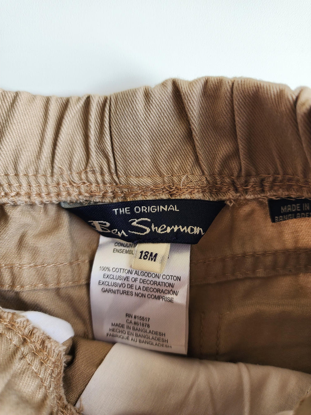 Pantalon Ben Sherman – 18 mois – Marron clair – Très bon état