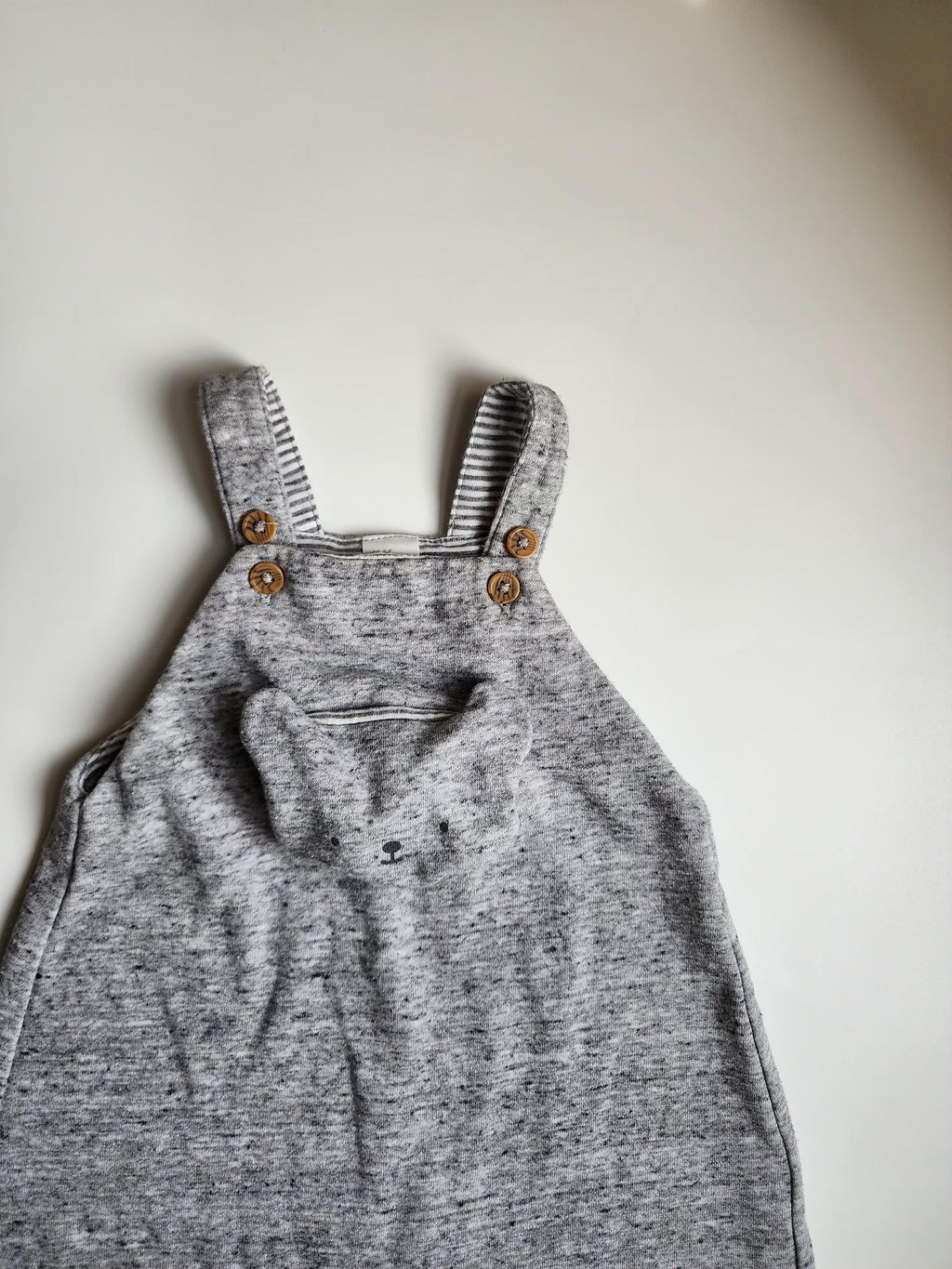 Salopette H&M – 6-9 mois – Grise – Très bon état