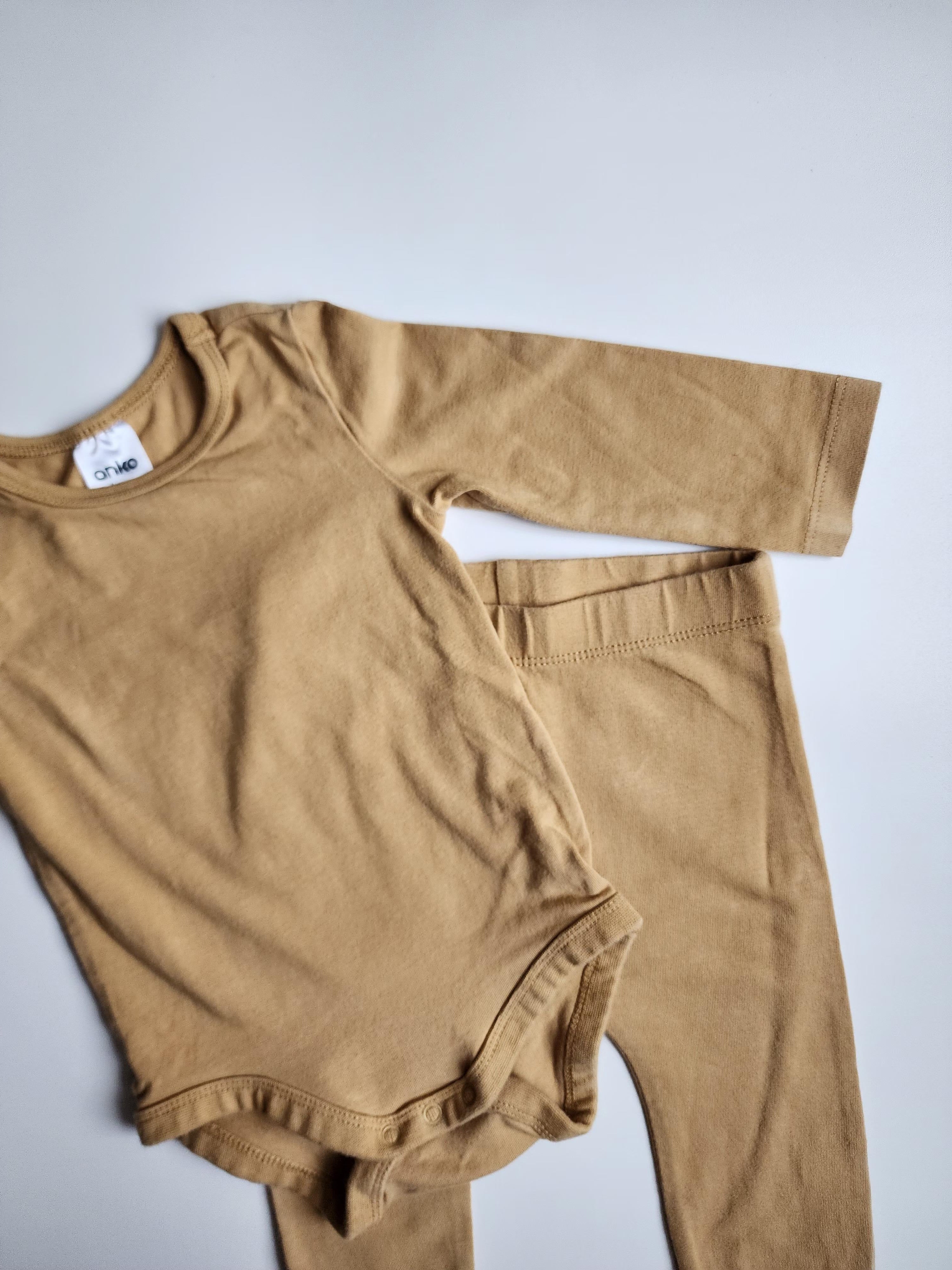 Ensemble ANKO – 3-6 mois – Body manches longues + pantalon – Très bon état