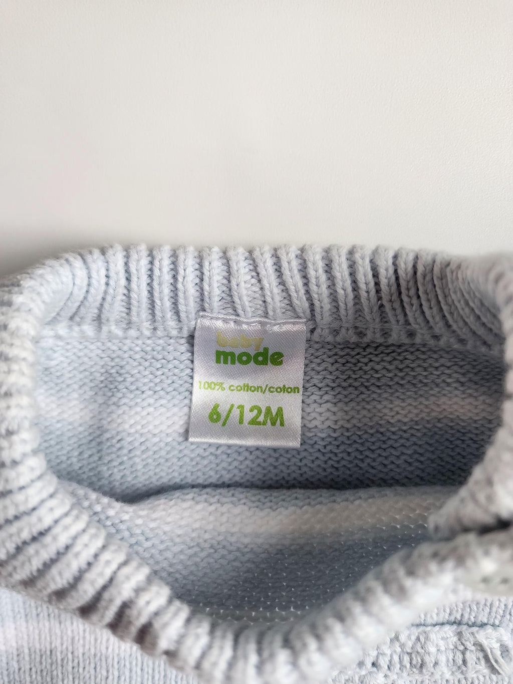 Barboteuse Baby Mode – 100 % coton – 6-12 mois – Très bon état