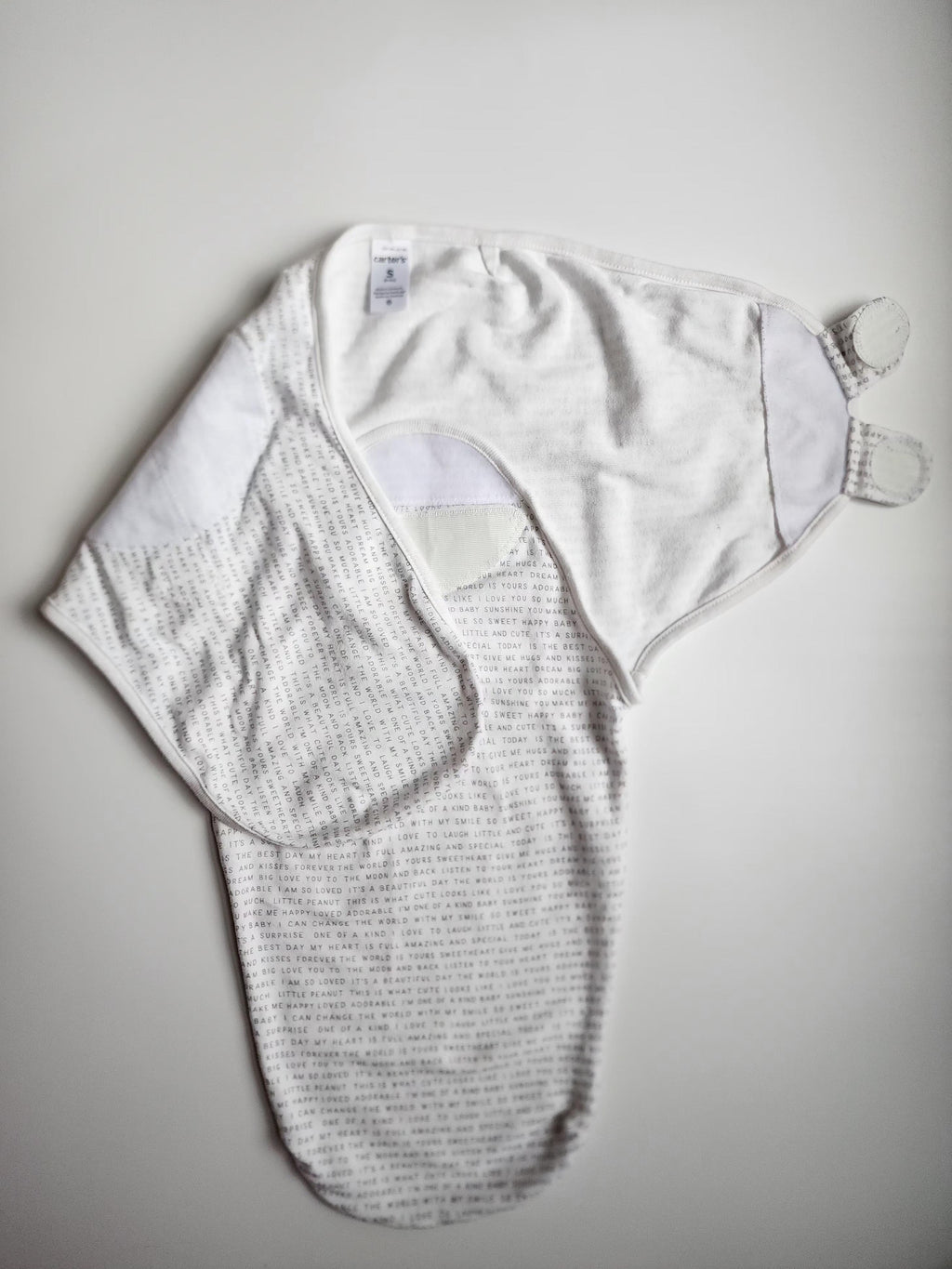 Gigoteuse d’emmaillotage Carters – 0-3 mois – Très bon état