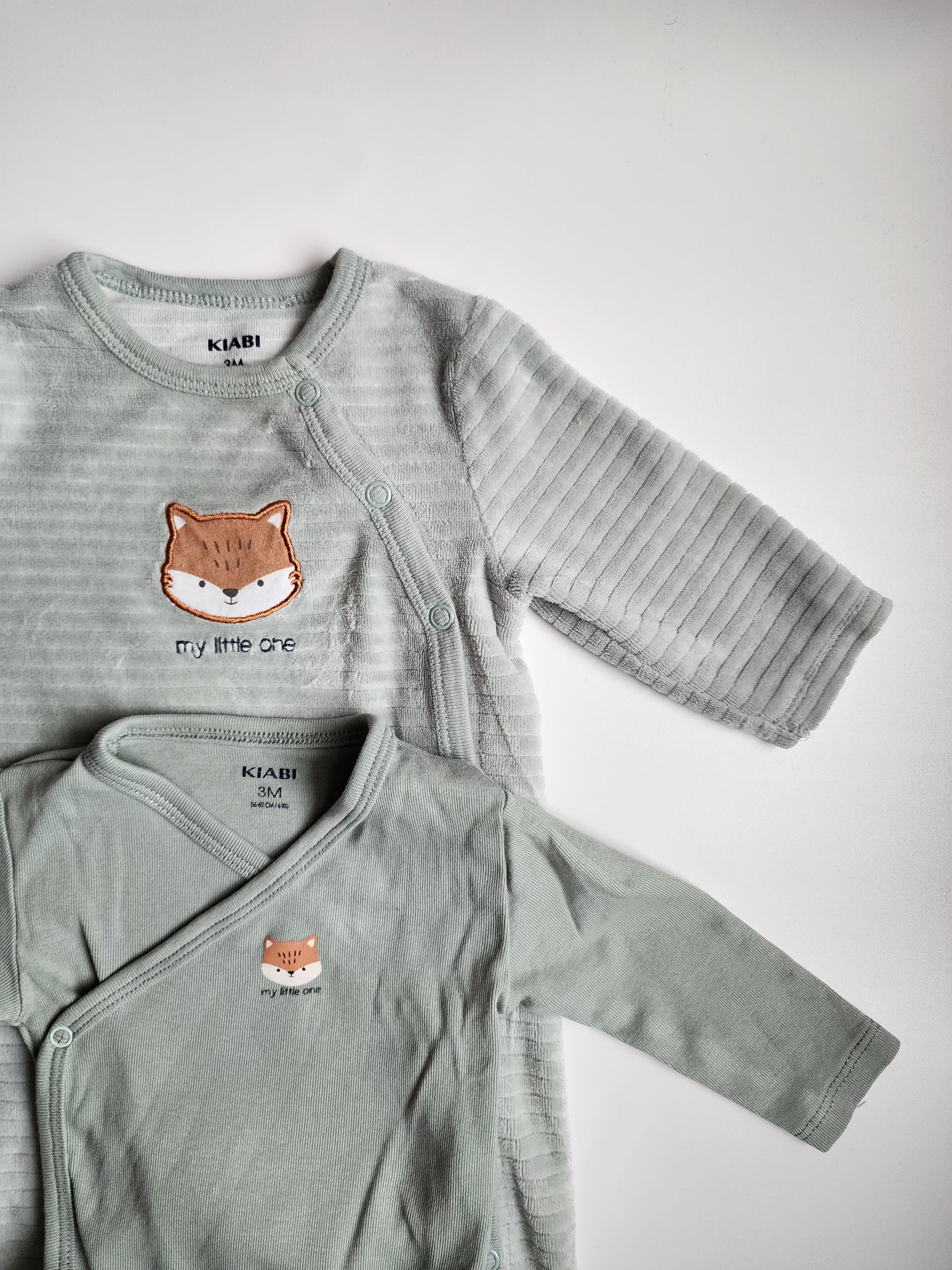 Lot de 2 pièces Kiabi – Pyjama + Body manches longues – 3 mois – Très bon état