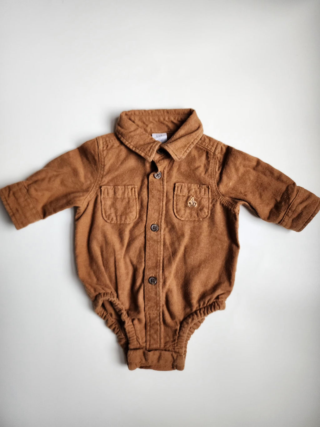 Body Baby Gap – 0‑3 mois – 100 % coton épais – bon état