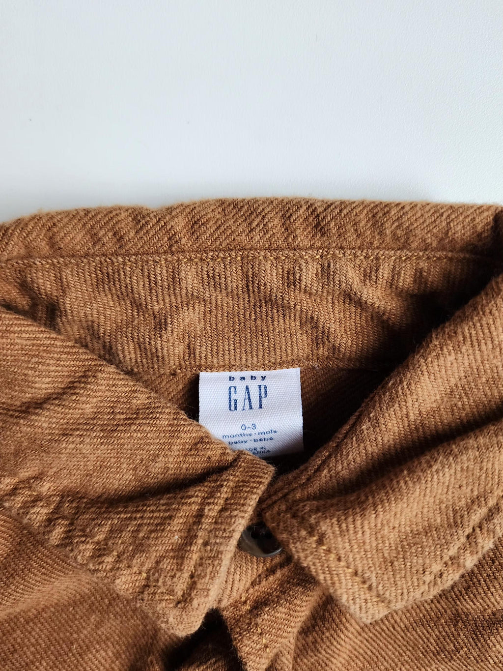 Body Baby Gap – 0‑3 mois – 100 % coton épais – bon état