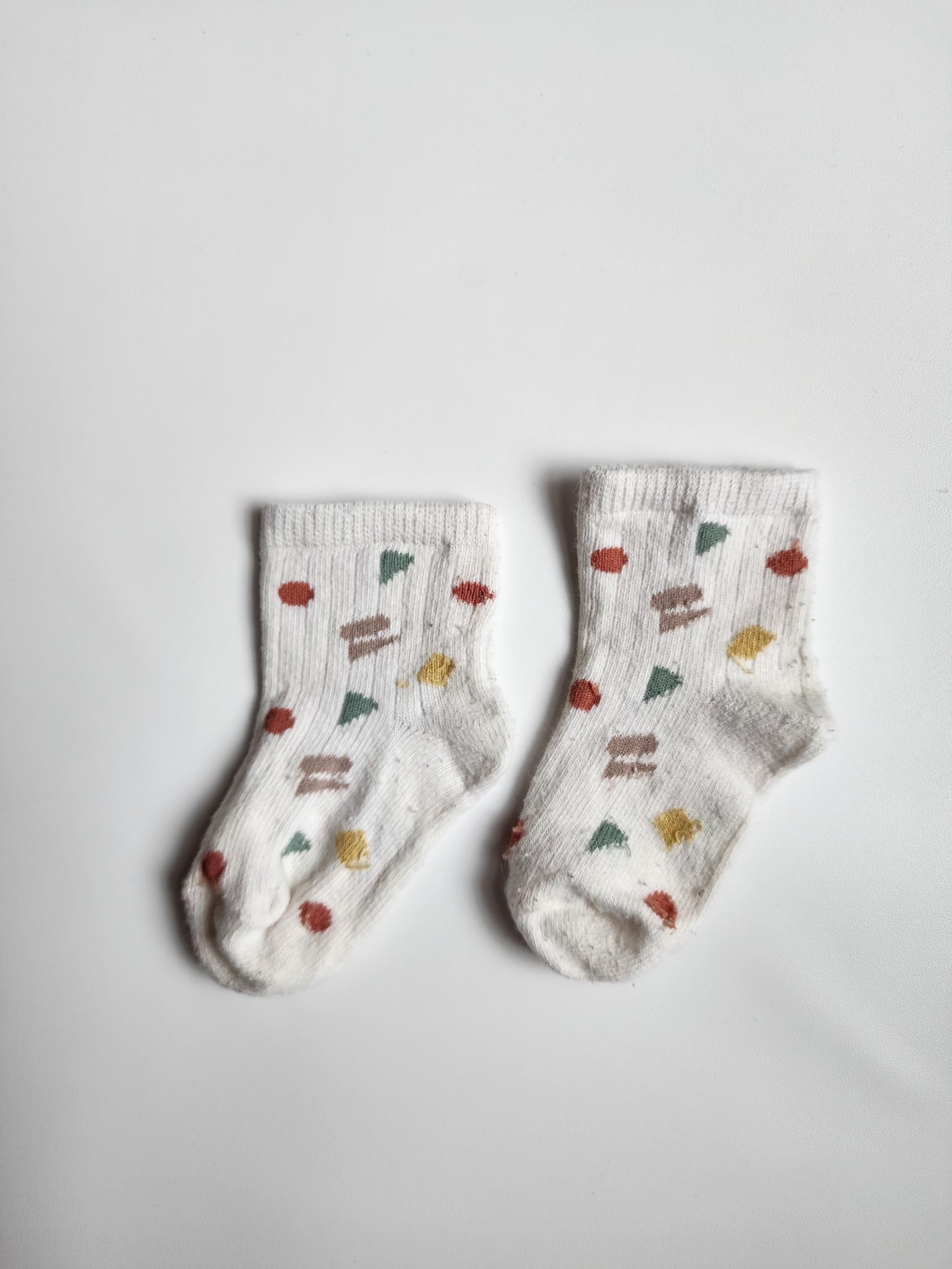 Paire de chaussette - Taille EU 15-16 (1 à 3 mois) - Bon état