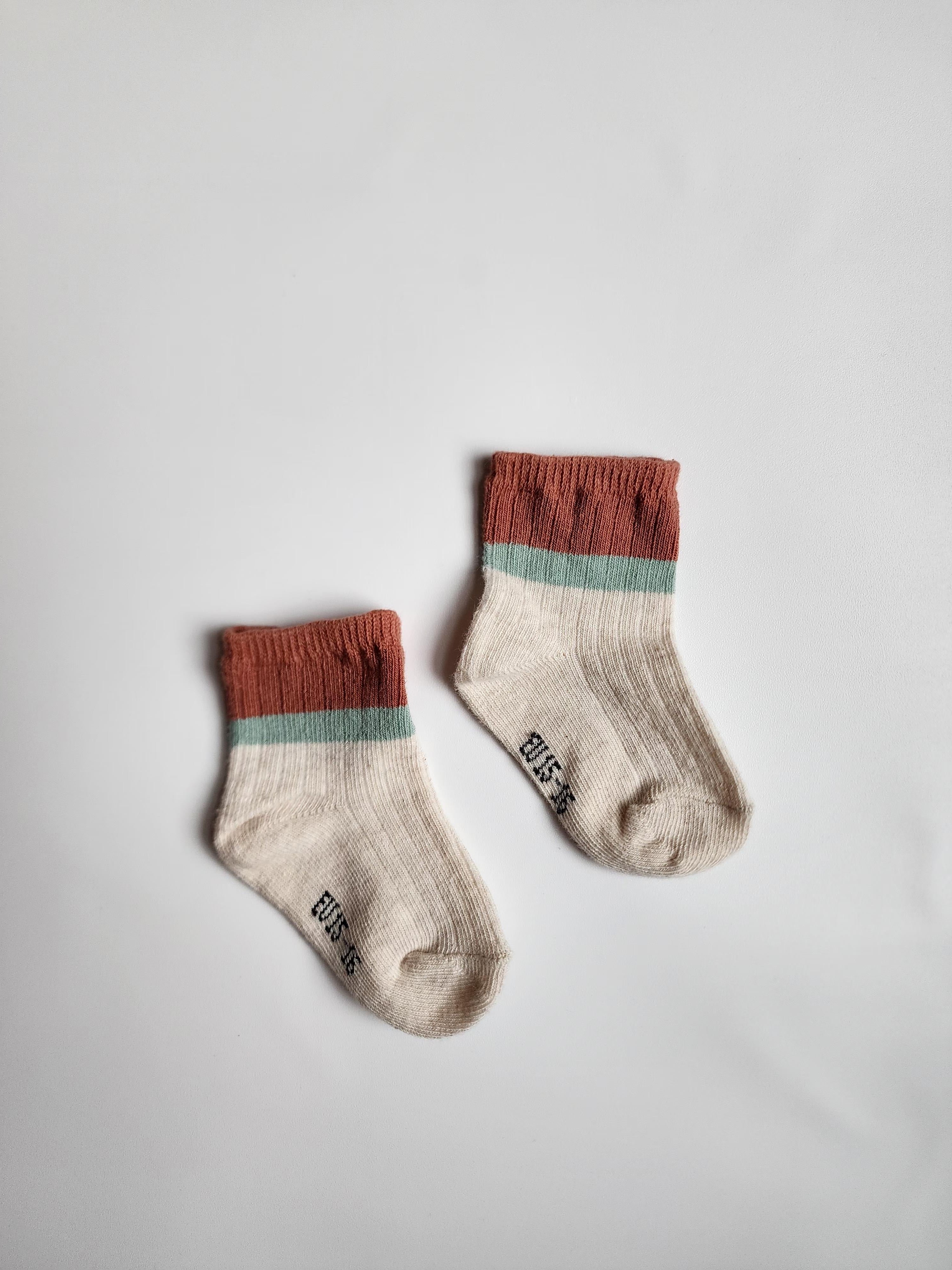 Paire de chaussette - Taille EU 15-16 (1 à 3 mois) - Très bon état