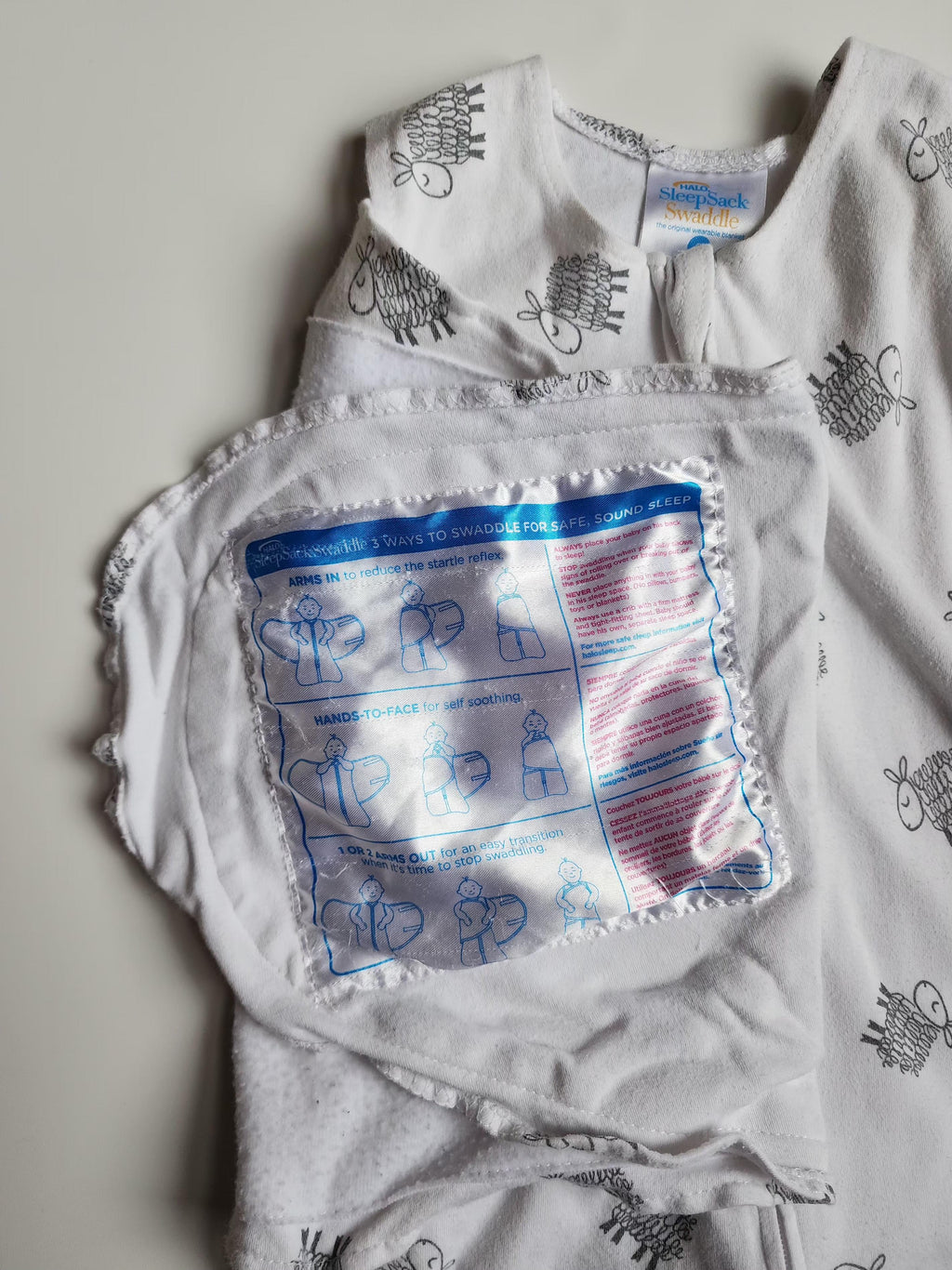 Gigoteuse HALO SleepSack Swaddle Small (3‑6 mois) – bon état