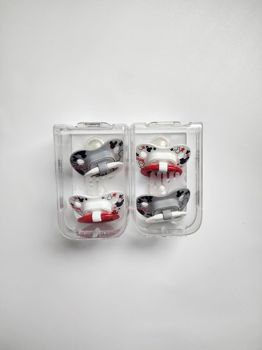 Lot de 4 tétines NUK – Disney Mickey – 0-6 mois – Neuve