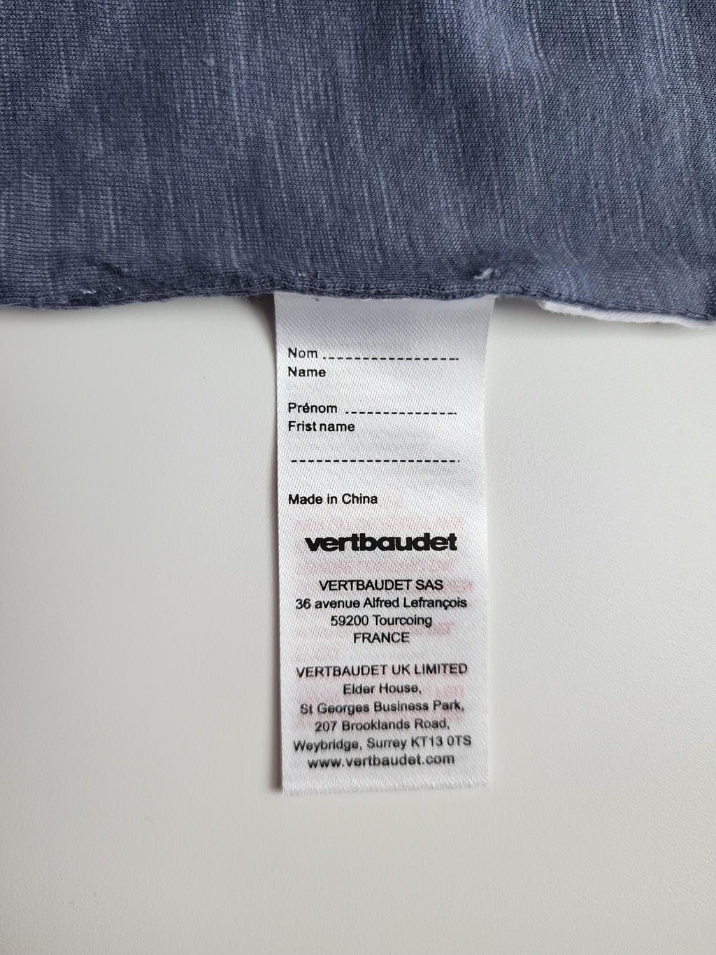 Doudou Lange Vertbaudet  – État neuf