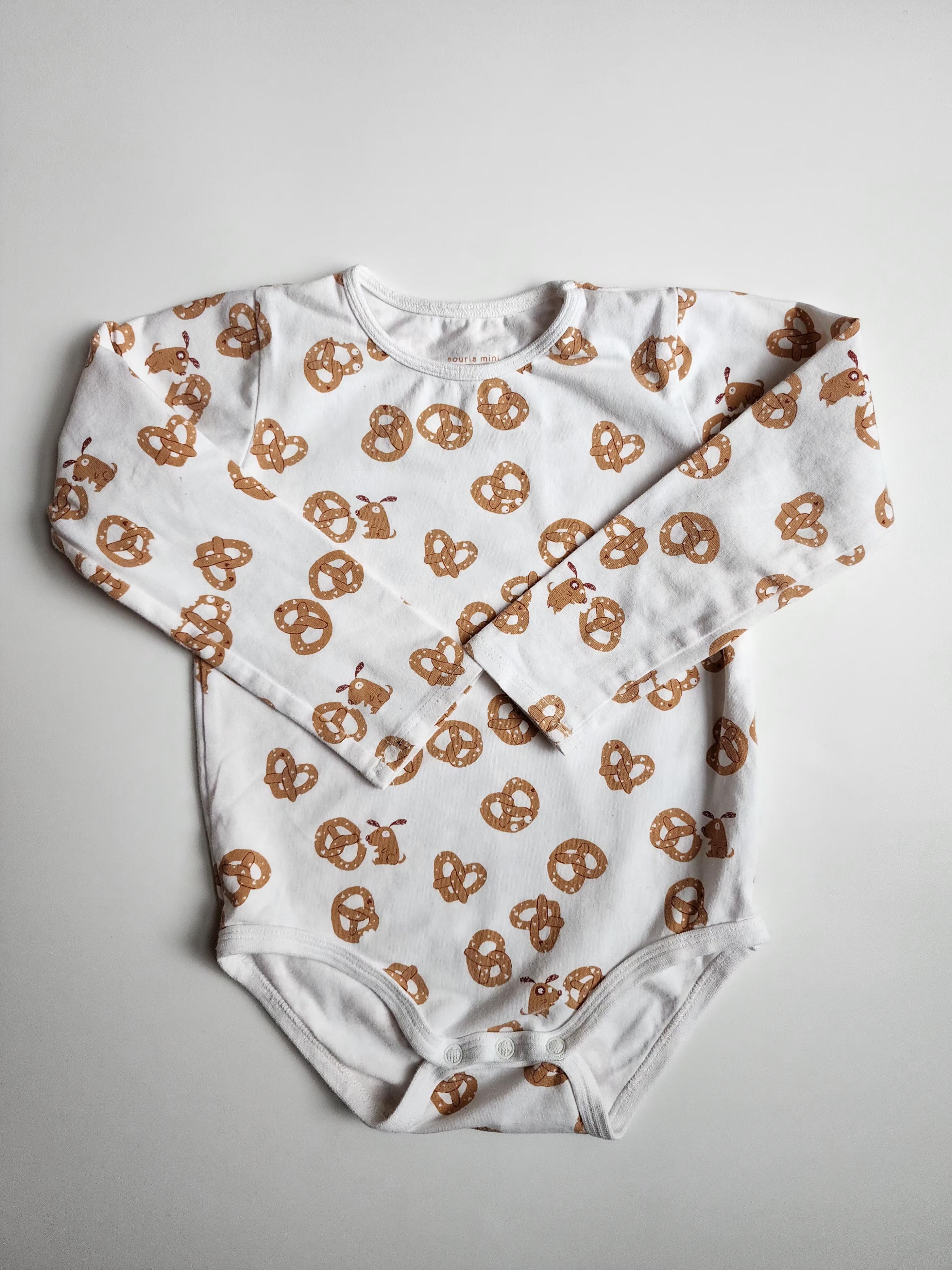 Pyjama 2 pièces bébé Sourismini – 18–24 mois – Très bon état
