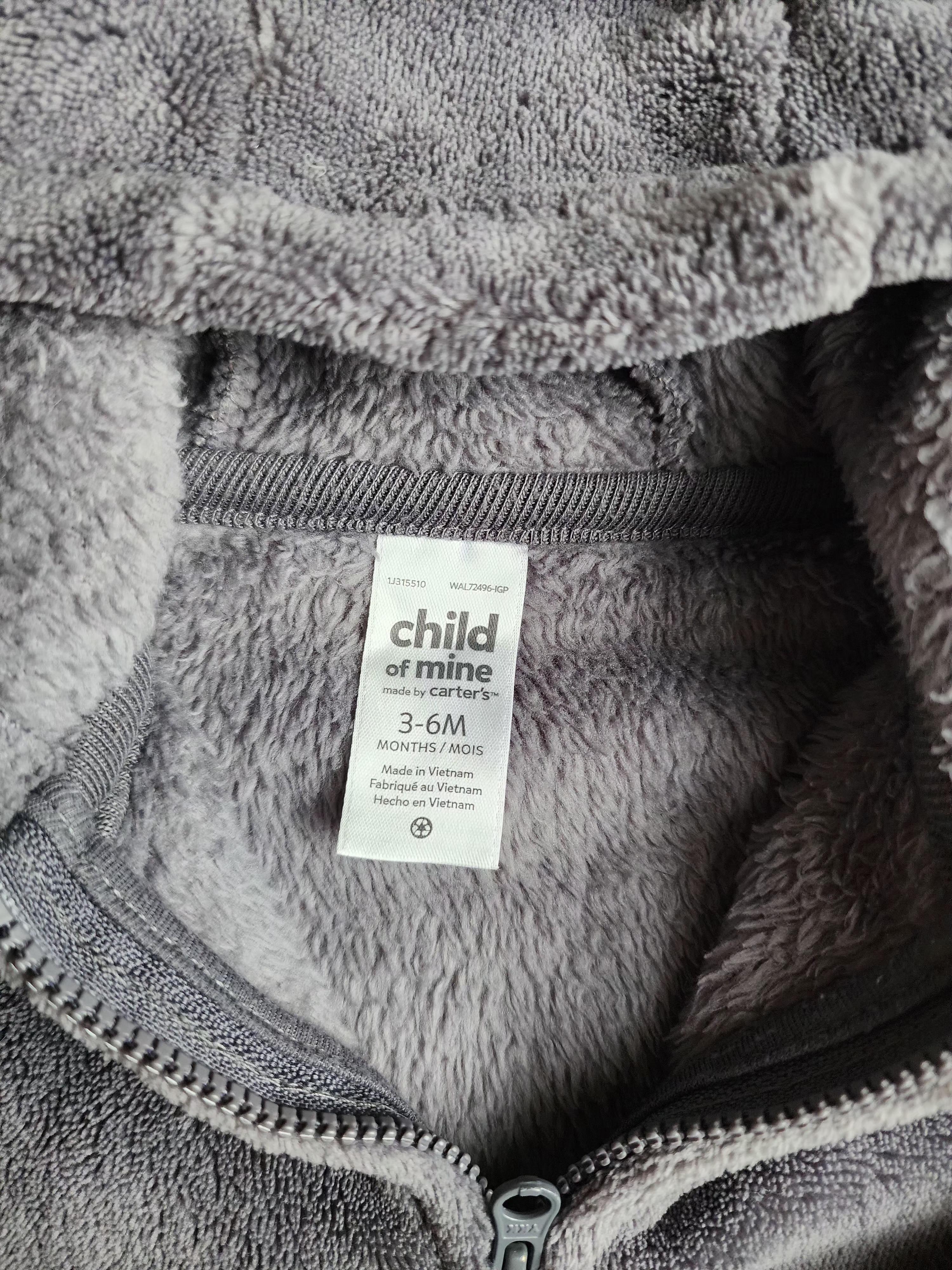 Veste à capuche polaire Carter's – 3–6 mois – Très bon état