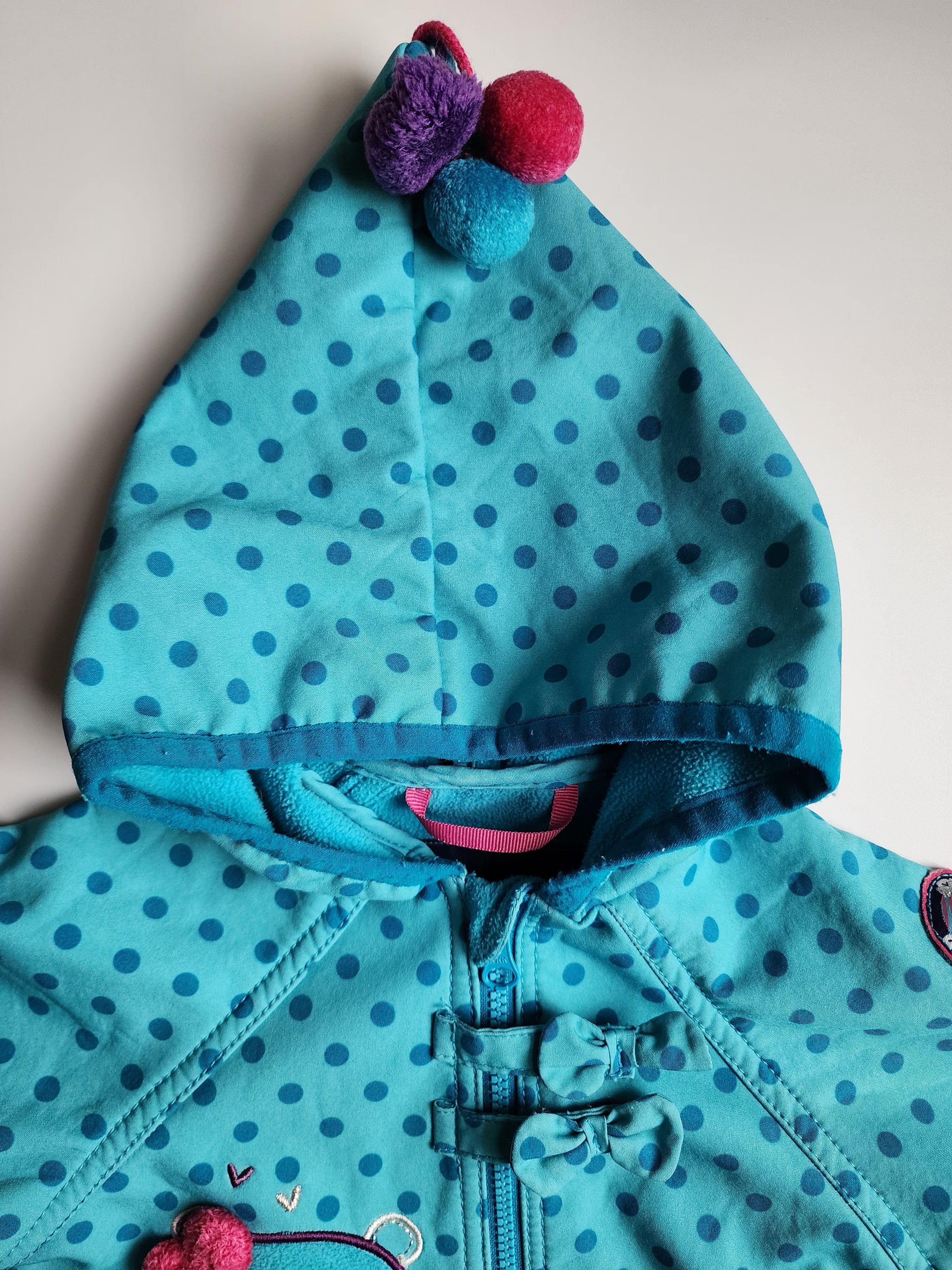 Combinaison coupe-vent Sourismini – 3–6 mois – Intérieur polaire léger – bon état