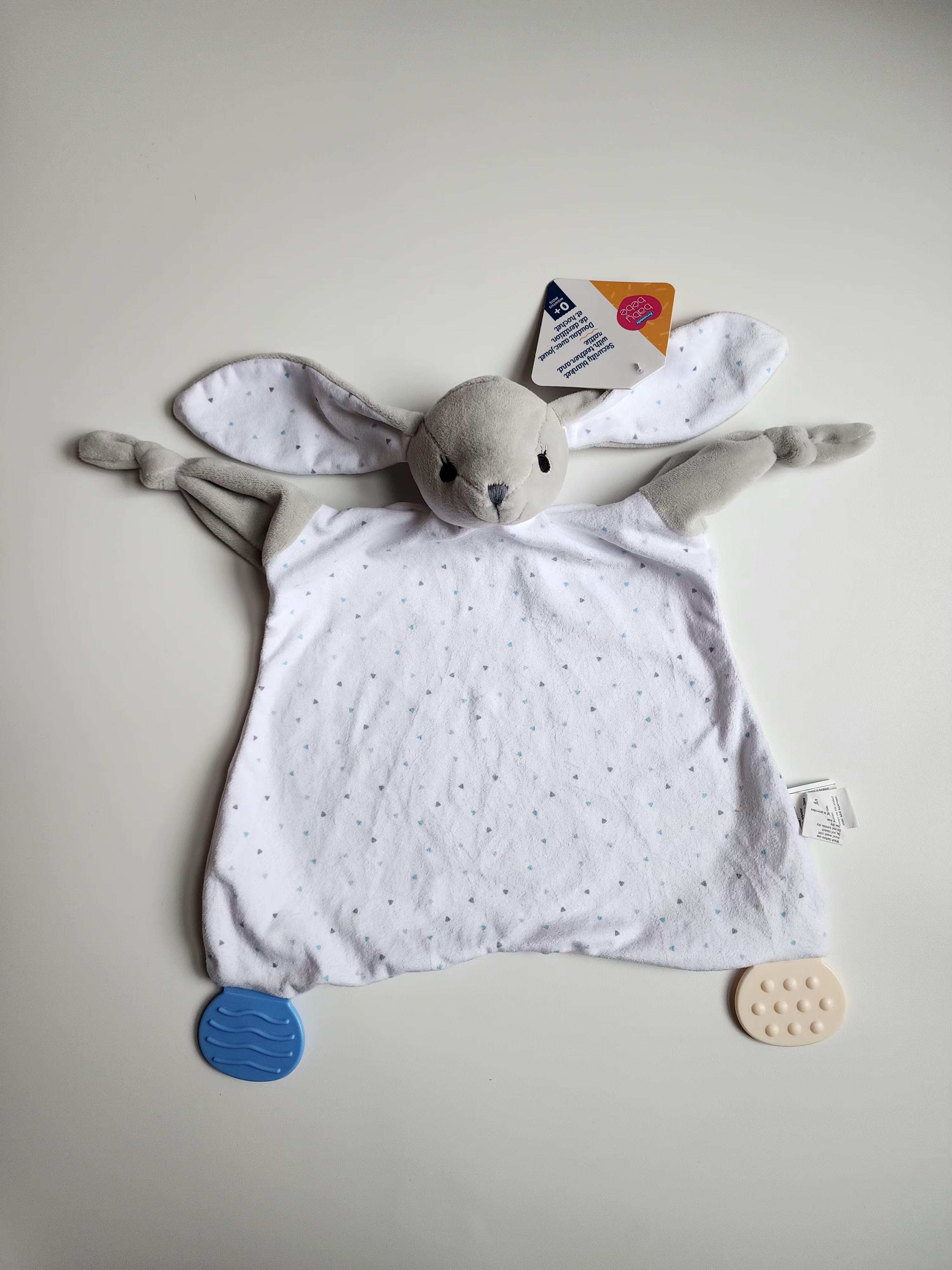 Doudou 2‑en‑1 – dentition + peluche – Neuf