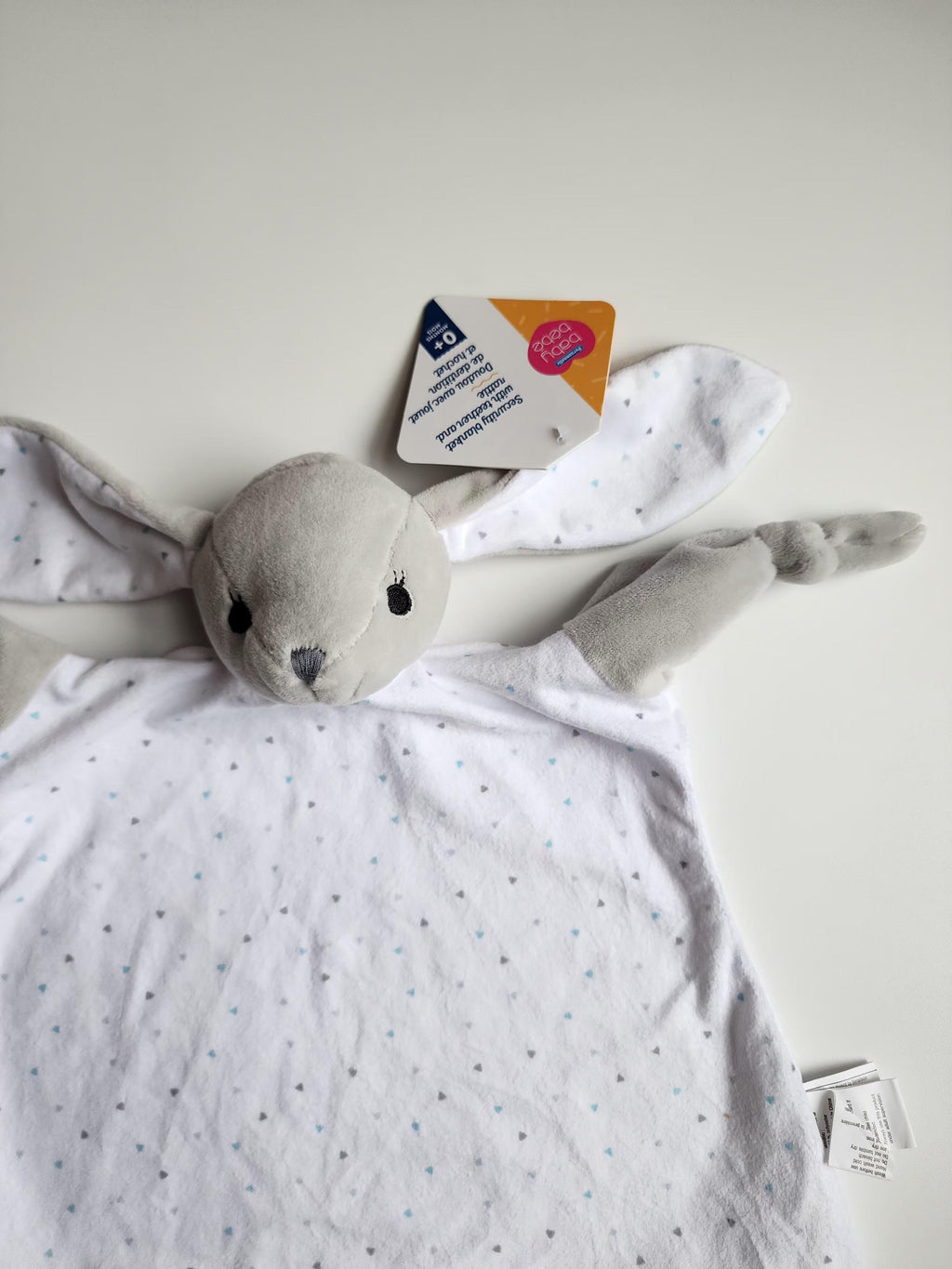Doudou 2‑en‑1 – dentition + peluche – Neuf